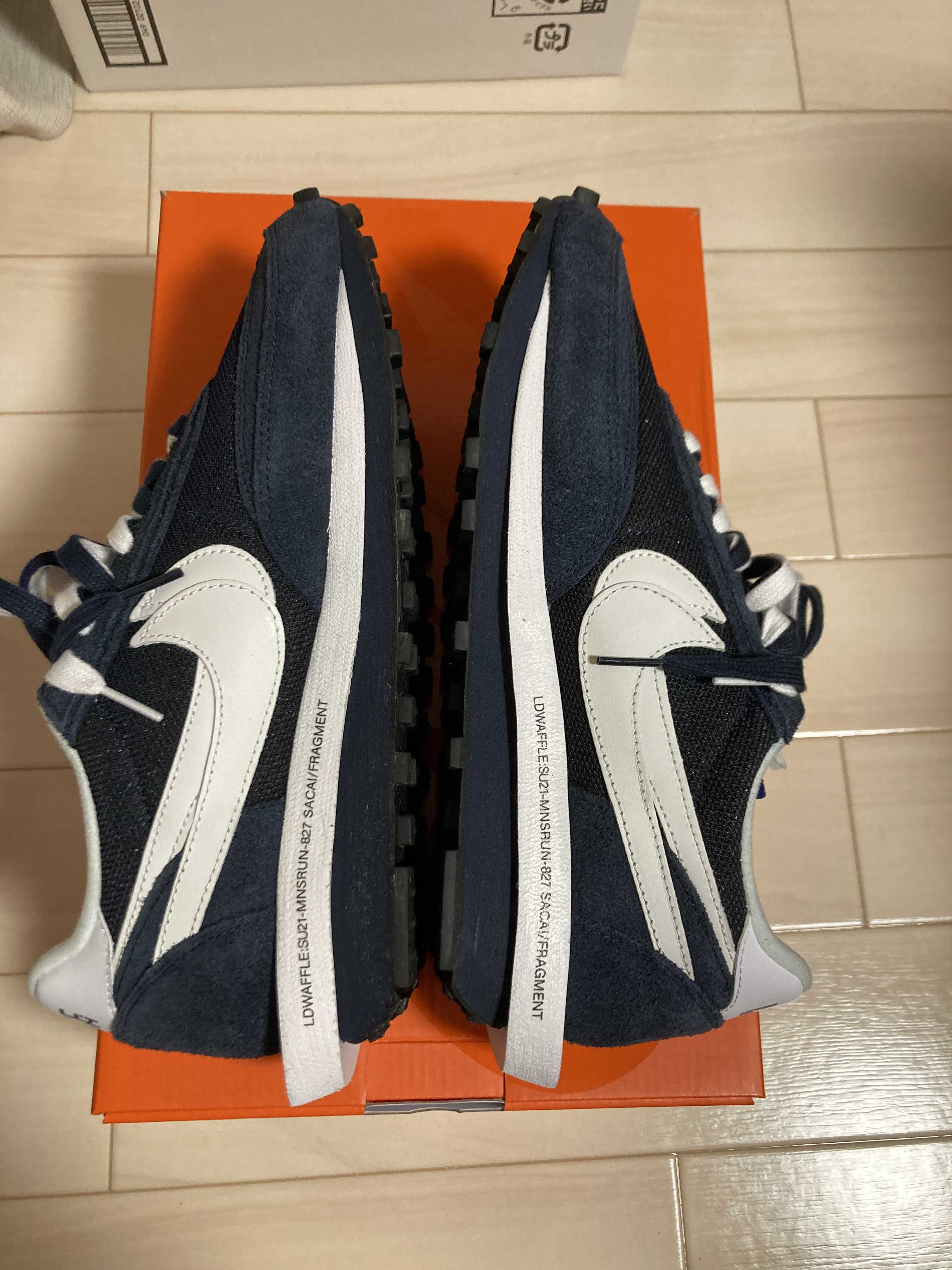 Fragment × sacai × Nike LD Waffle "Blackended Blue"