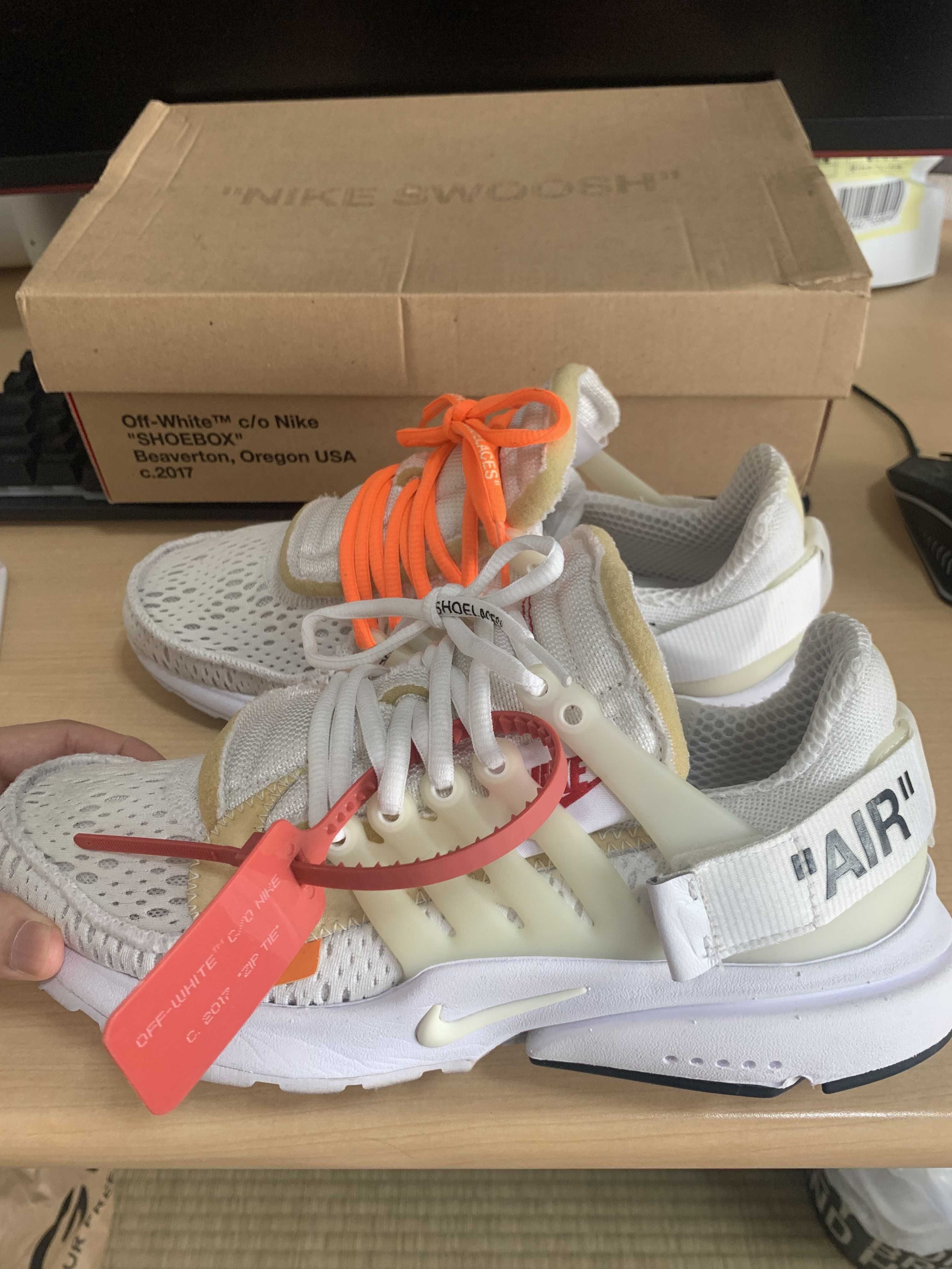 Off-White × Nike Air Presto "White/Black/Cone"