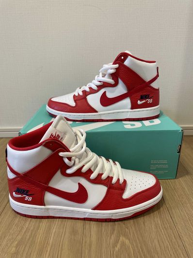 Nike sb dunk sales high future court red