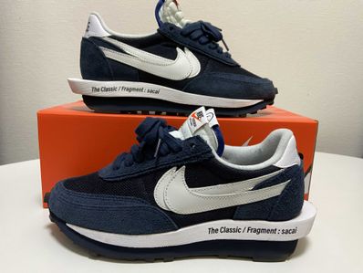 Fragment × sacai × Nike LD Waffle "Blackended Blue"