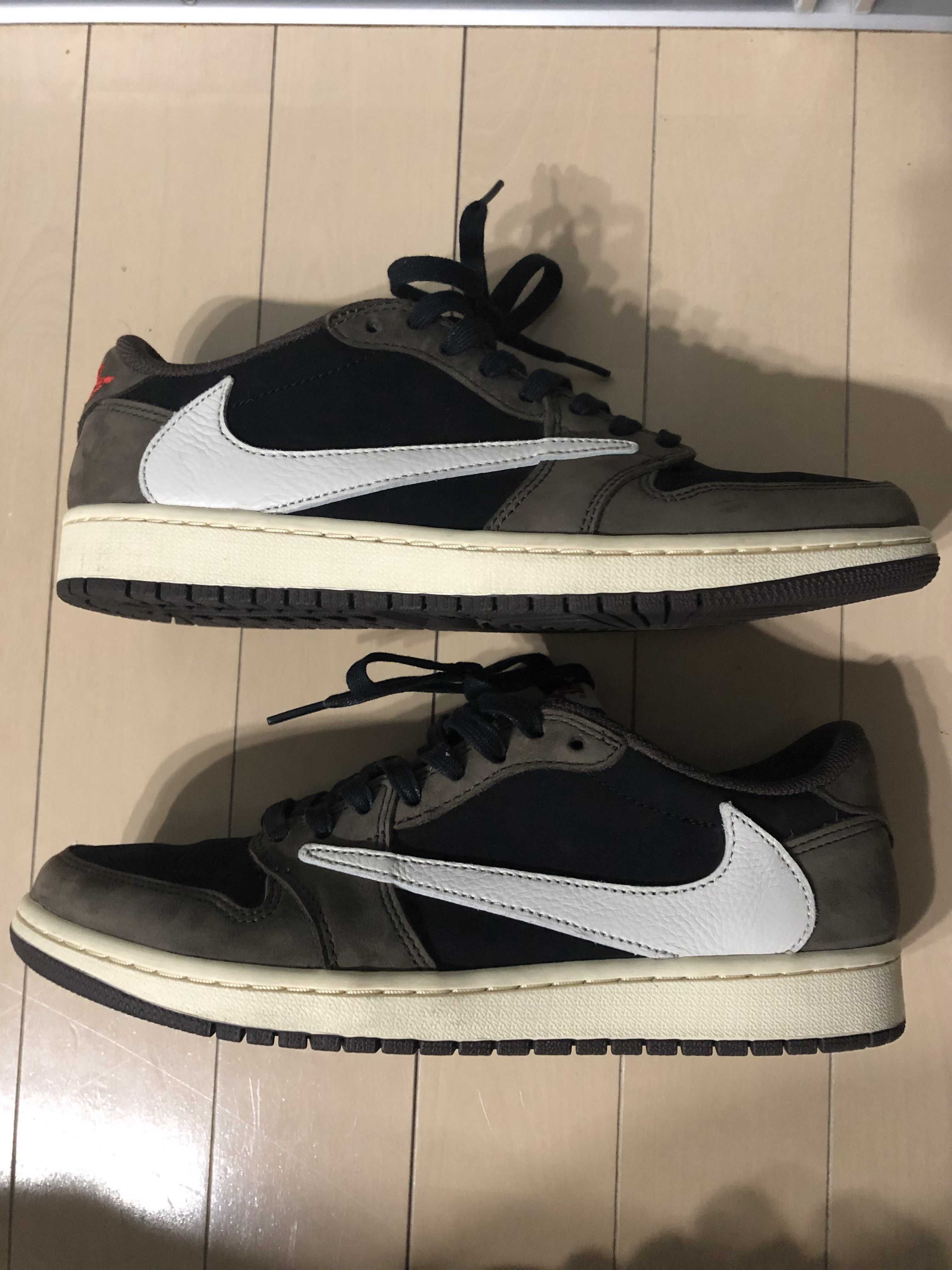 Travis Scott × Nike Air Jordan 1 Low OG SP-T  "Black/Dark Mocha"