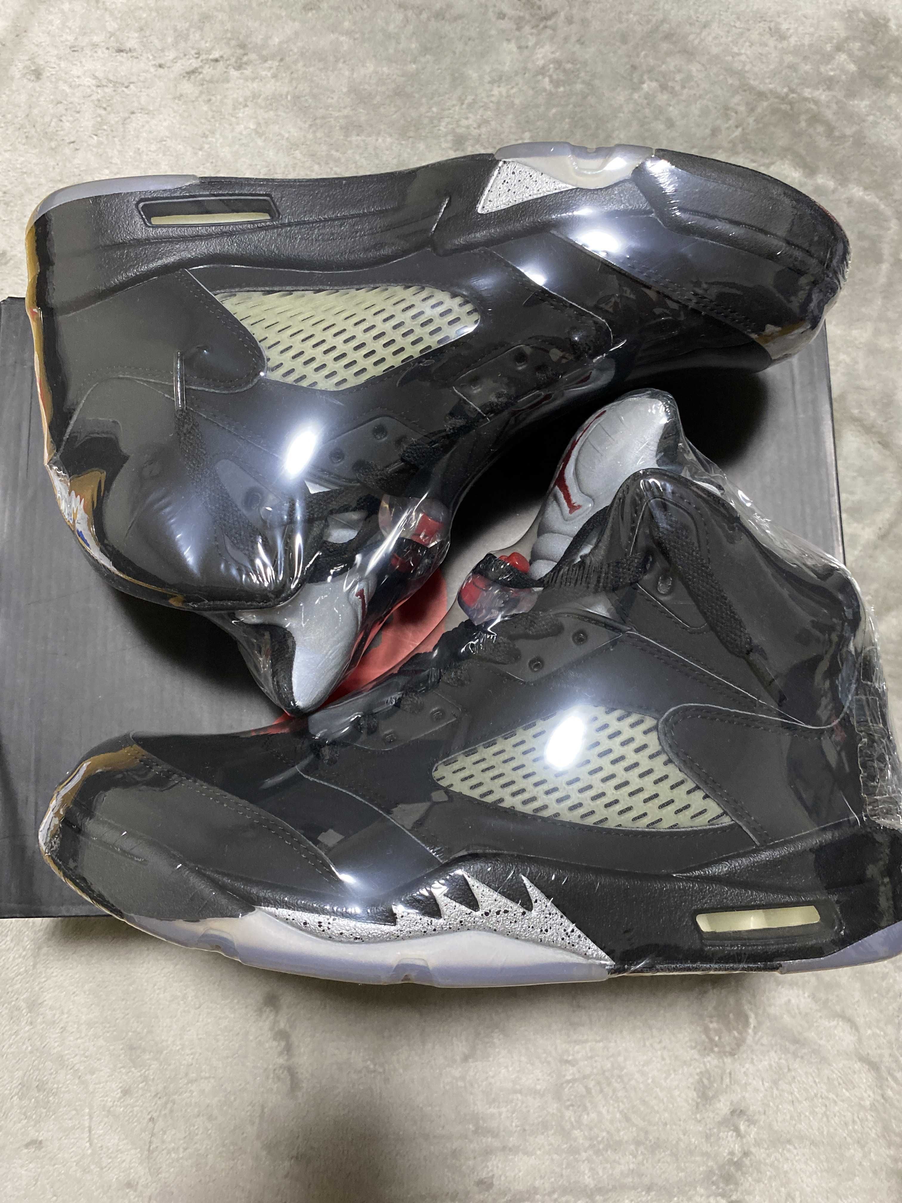 Nike Air Jordan 5 Retro OG "Black/Fire Red/Metallic Silver/White" (2016)