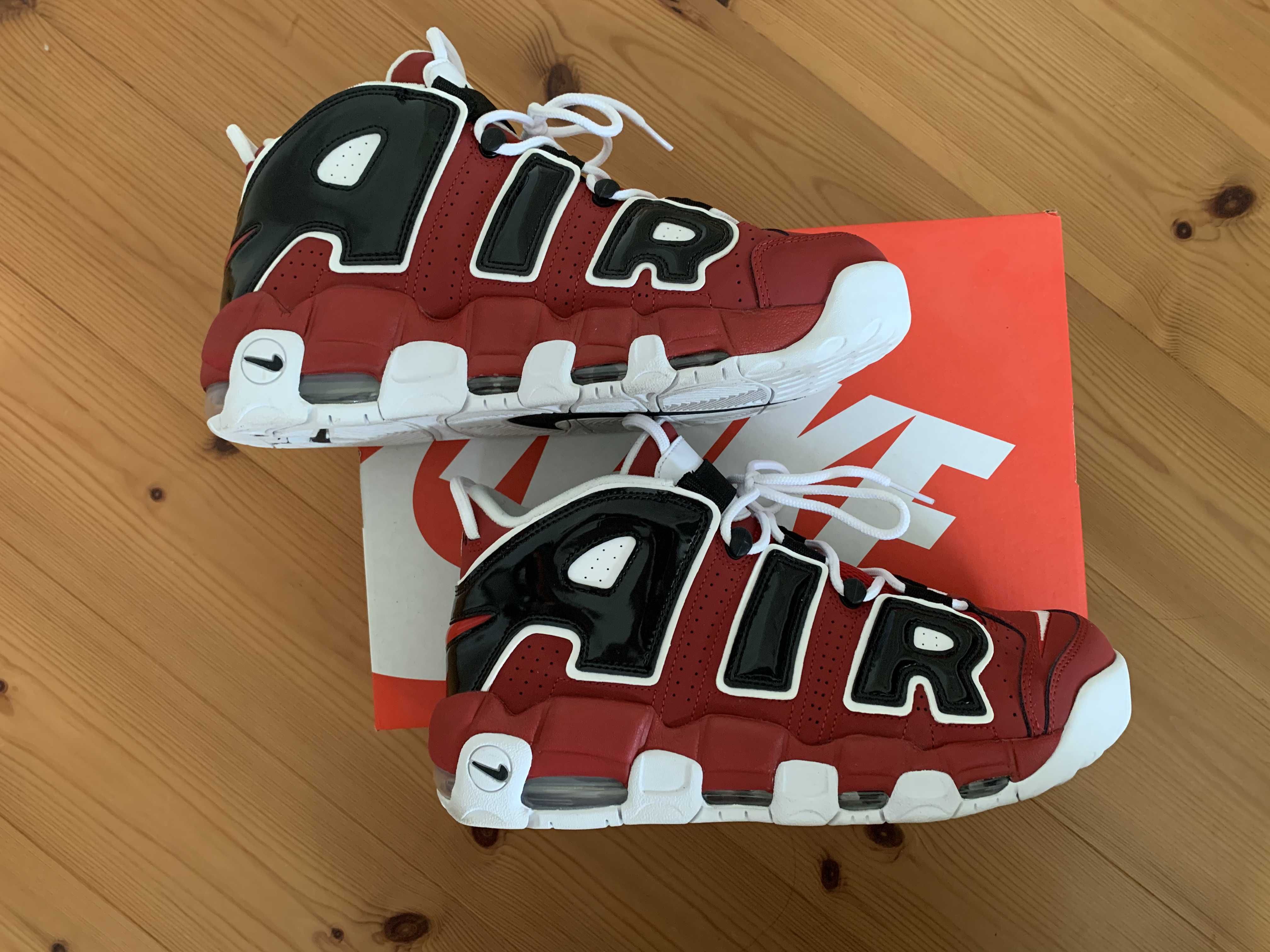 Nike Air More Uptempo ’96 "Black and Varsity Red" (2021) 