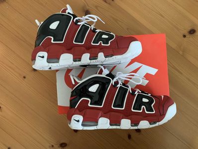 Nike Air More Uptempo ’96 "Black and Varsity Red" (2021)