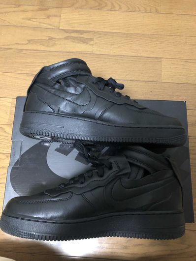 COMME des GARCONS × NIKE AIR FORCE 1 MID "BLACK"