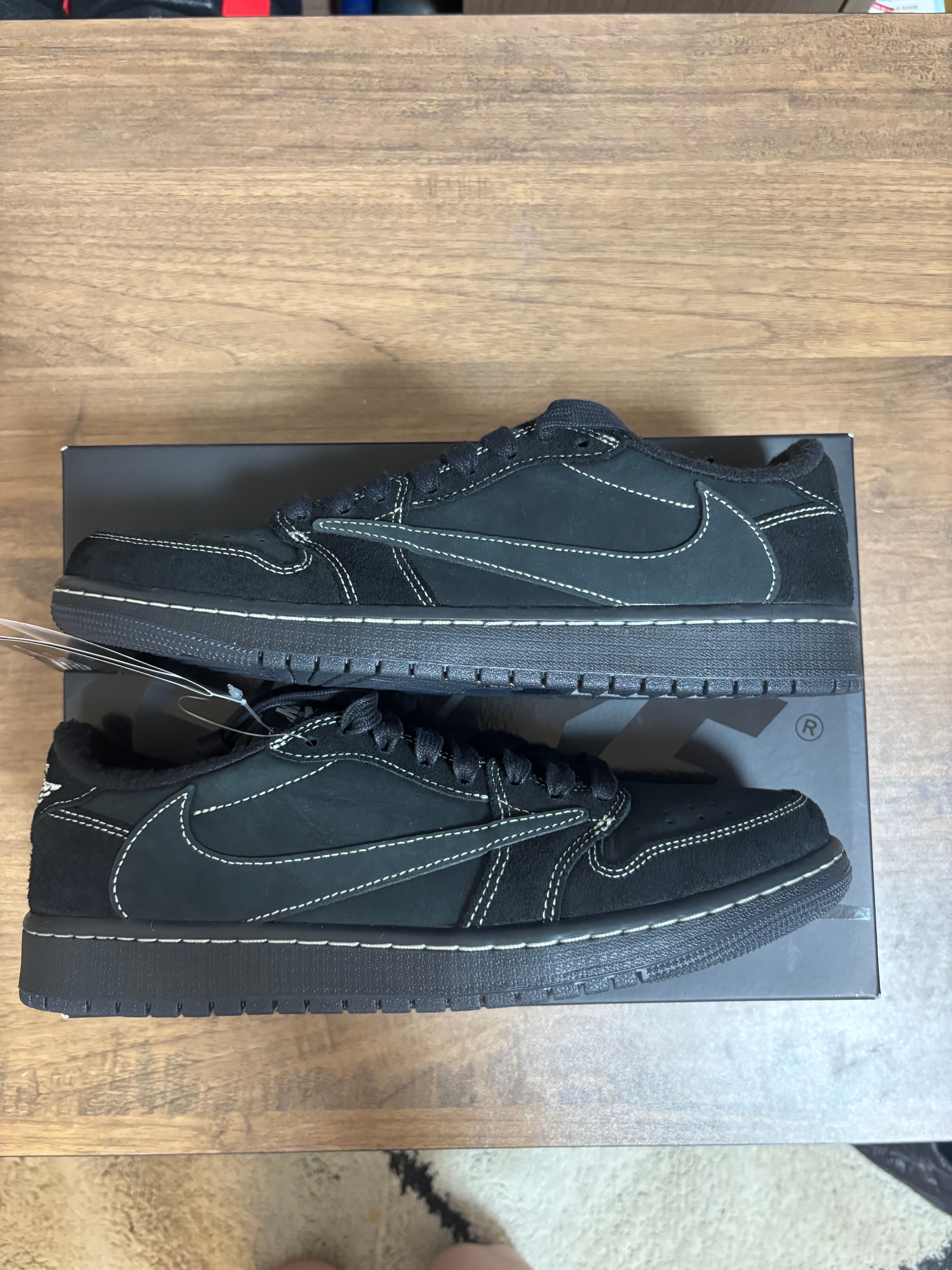 Travis Scott × Nike Air Jordan 1 Low OG SP "Black Phantom"