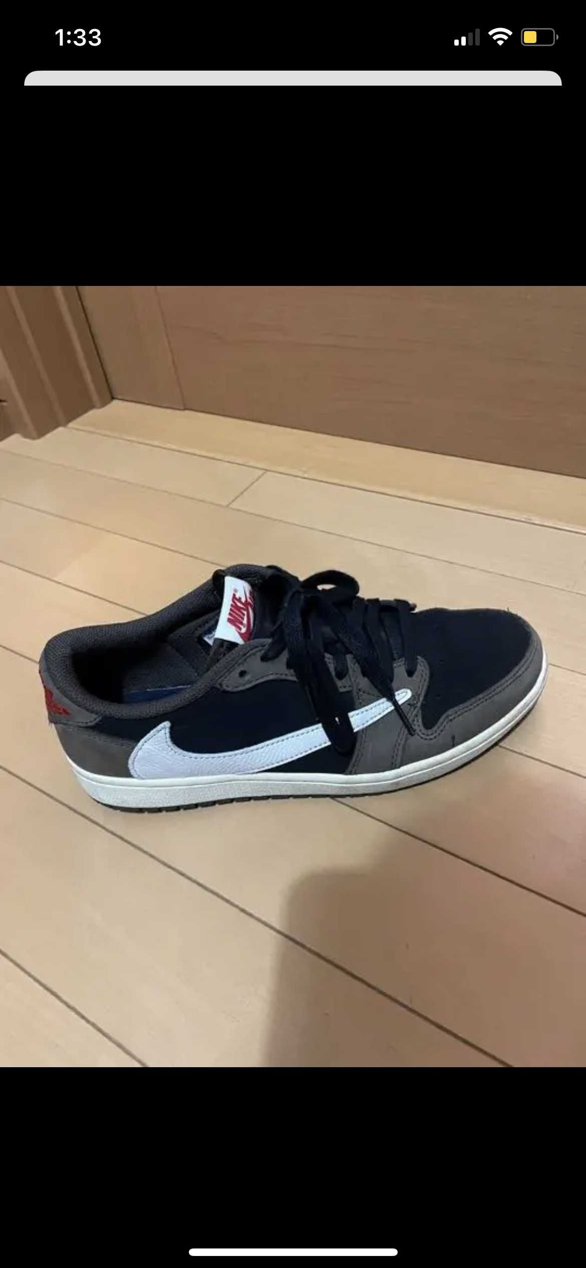 Travis Scott × Nike Air Jordan 1 Low OG SP-T "Black/Dark Mocha"