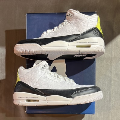 Fragment × Nike Air Jordan 3 "White/Black"