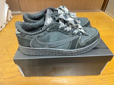 Travis Scott × Nike Air Jordan 1 Low OG SP "Black Phantom"