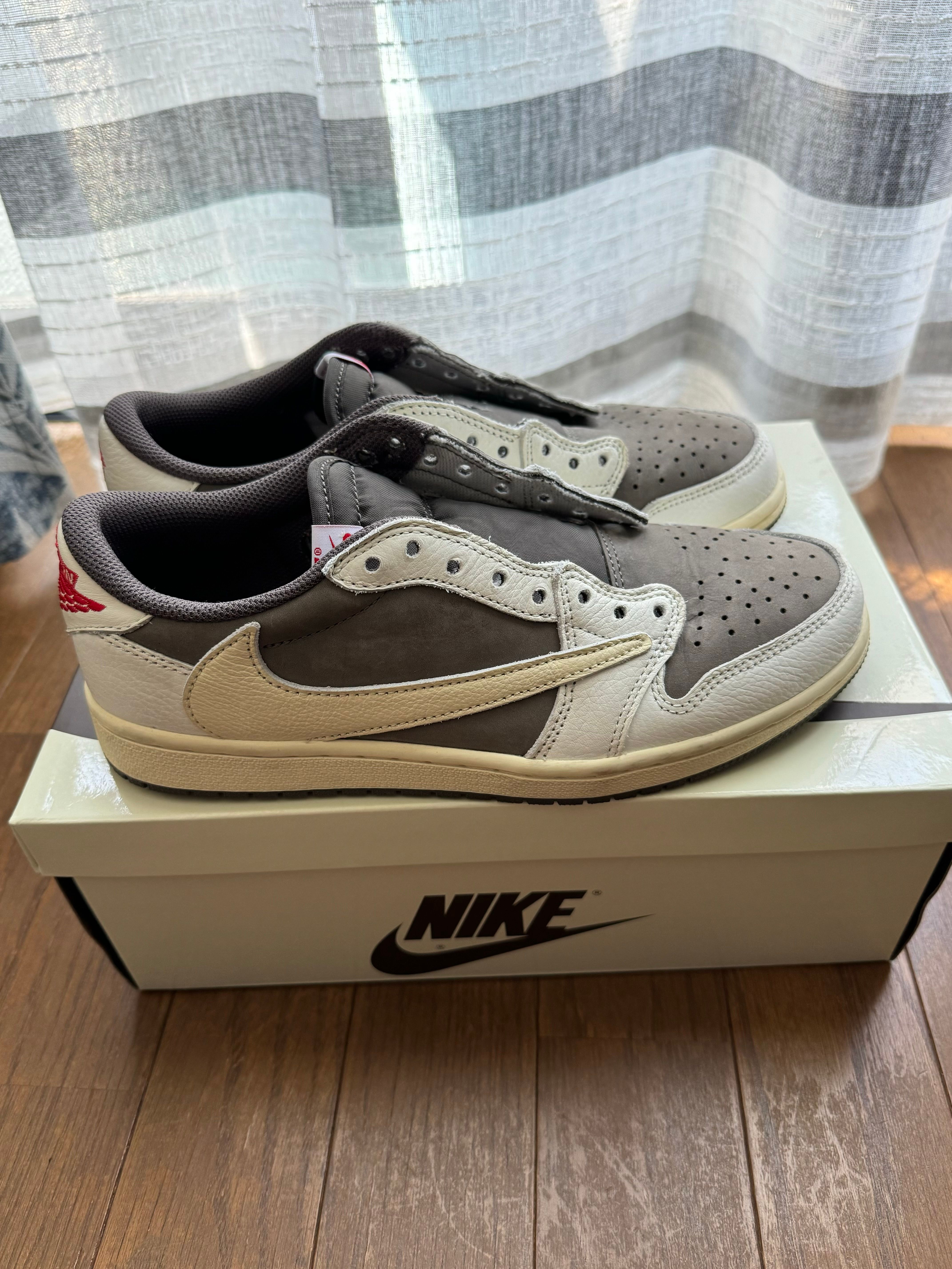 Travis Scott × Nike Air Jordan 1 Low OG SP "Reverse Mocha/Sail and Ridgerock"