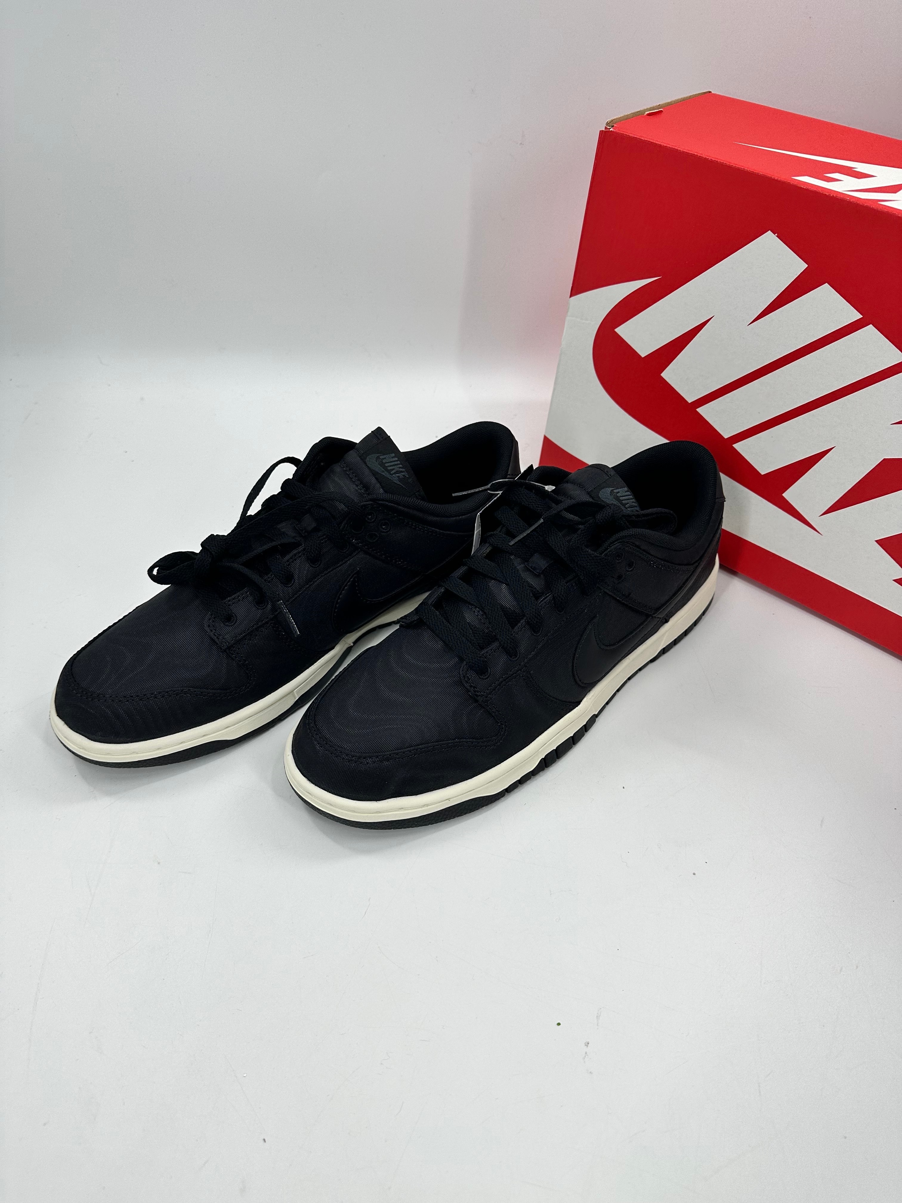 Nike Dunk Low Retro PRM "Black Canvas"