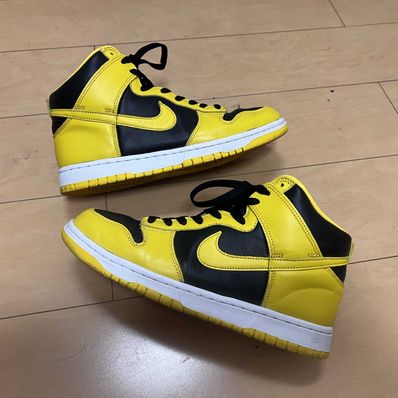 Nike Dunk High "Black/Varsity Maize"