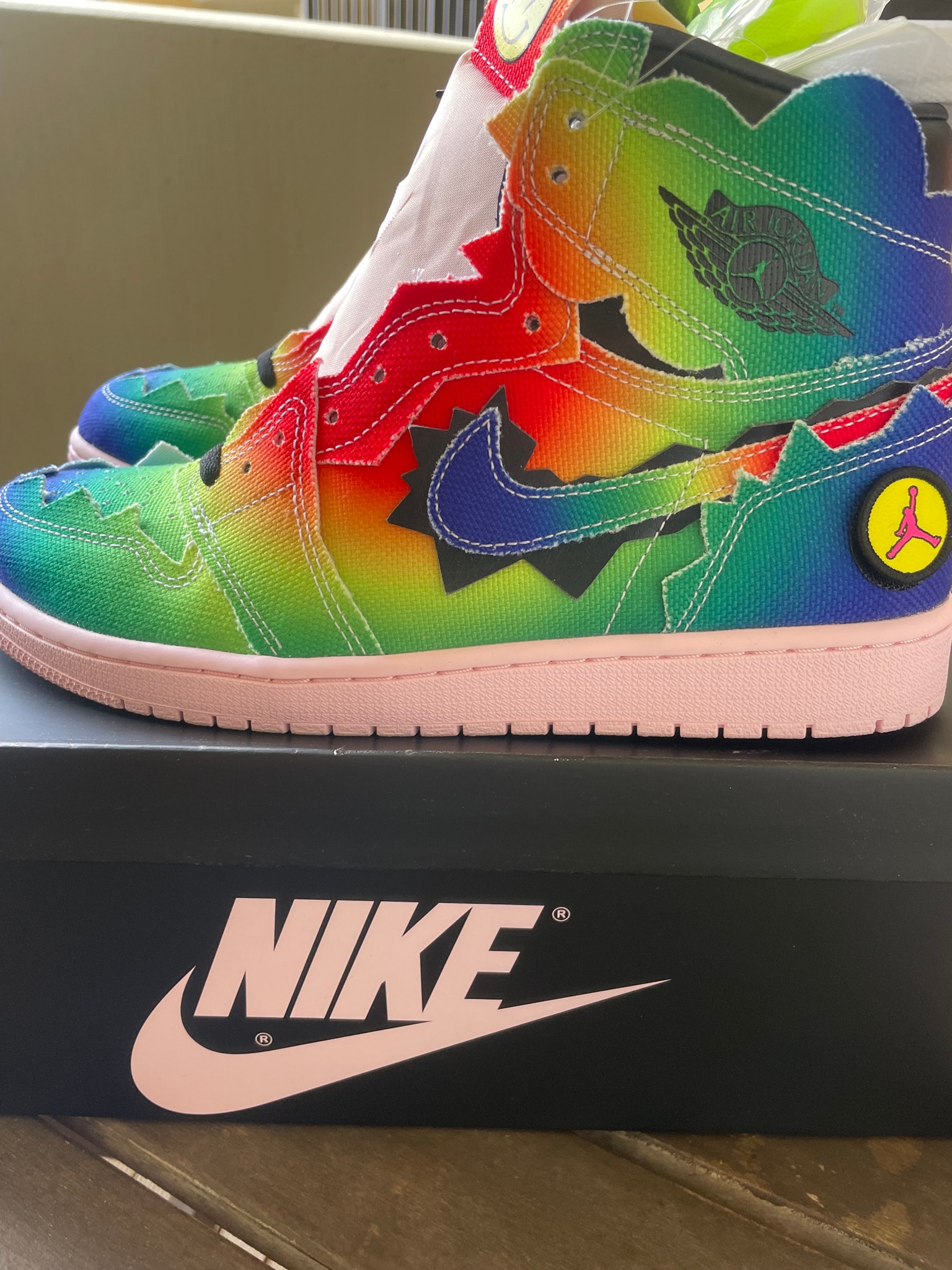 J Balvin × Nike Air Jordan 1 High OG "Rainbow"