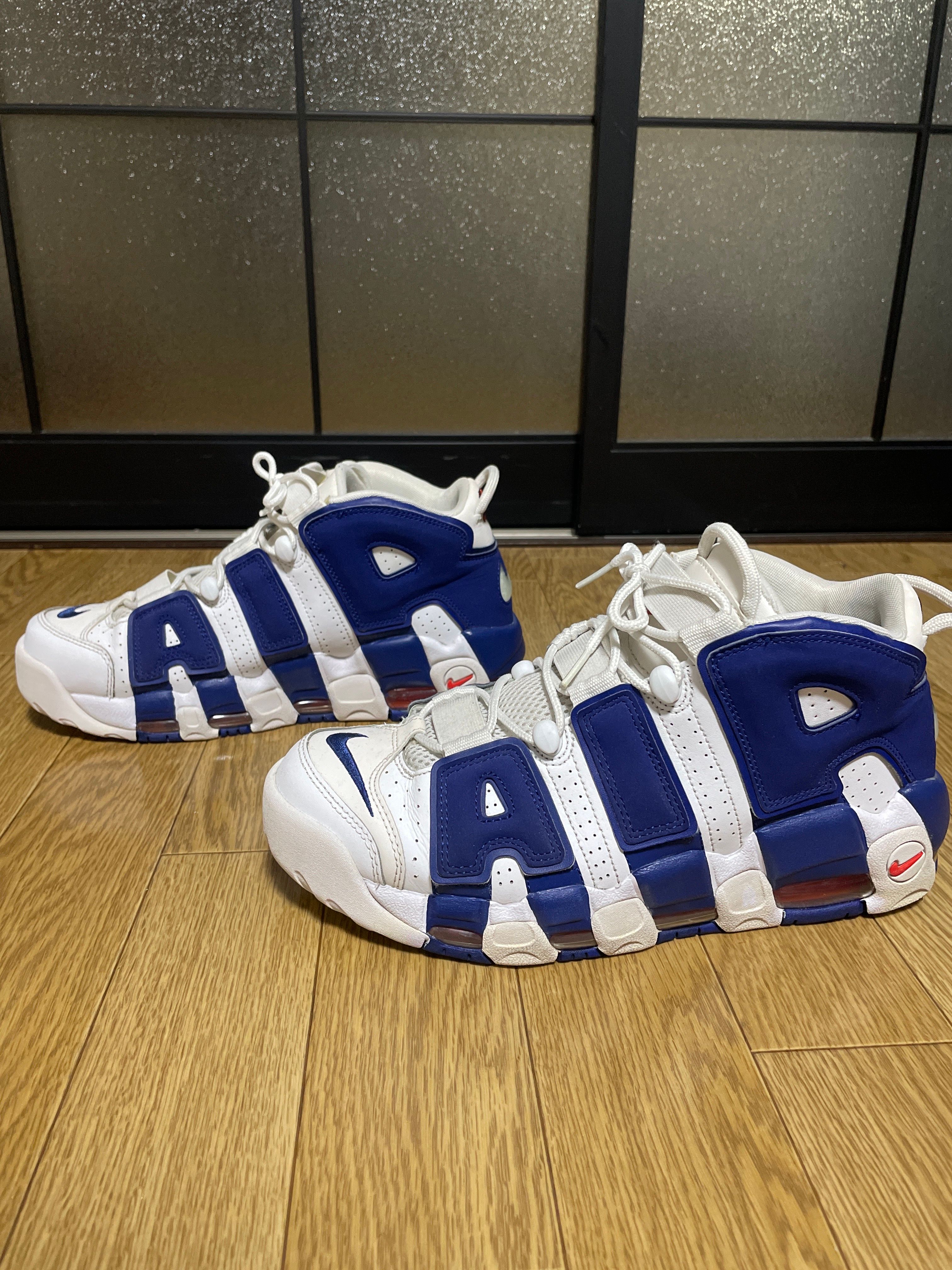 NIKE AIR MORE UPTEMPO 96 "WHITE/DEEP ROYAL BLUE"