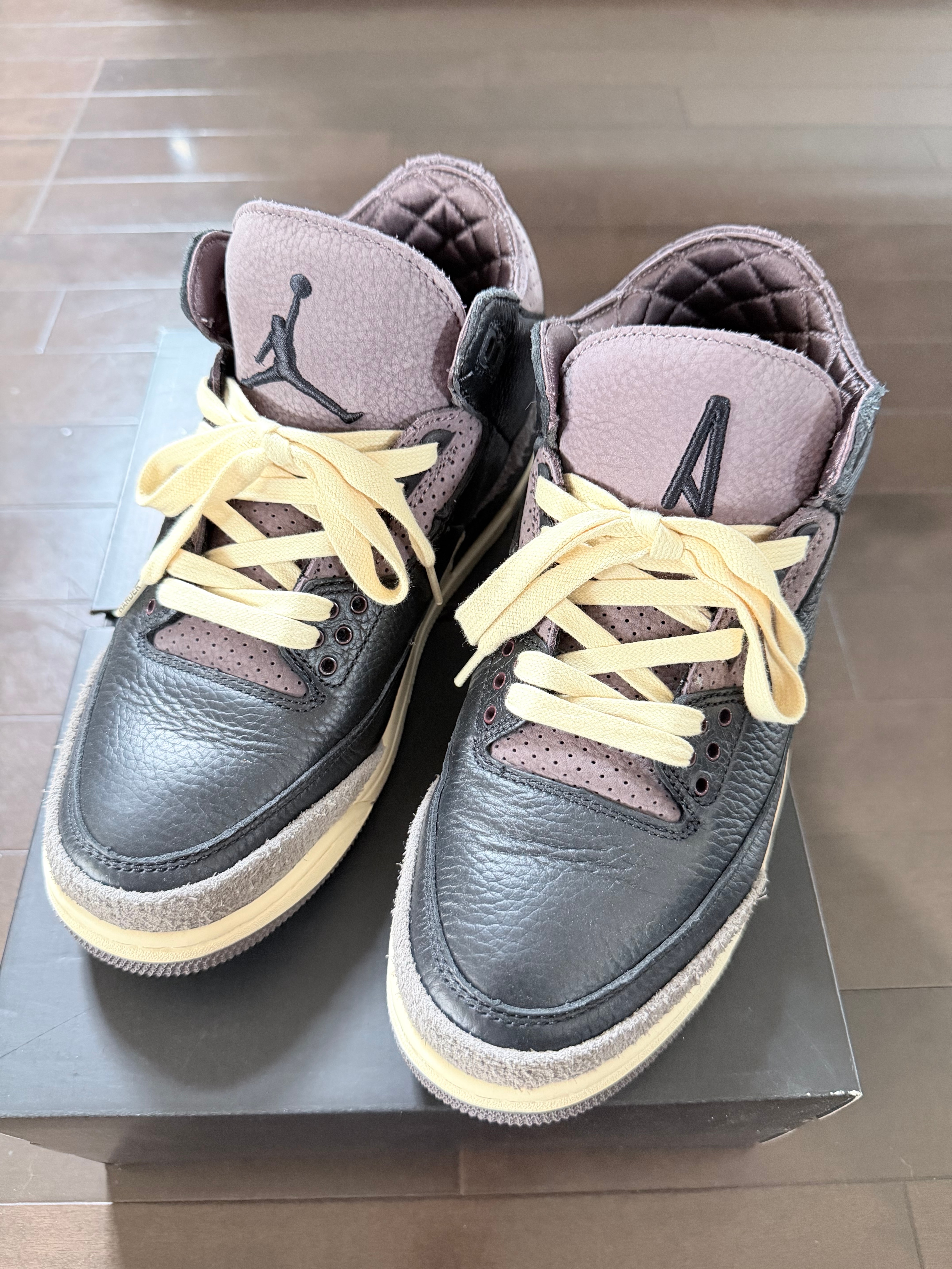 A Ma Maniere × Nike Women's Air Jordan 3 Retro OG SP "Black and Flat Pewter/WYWS"
