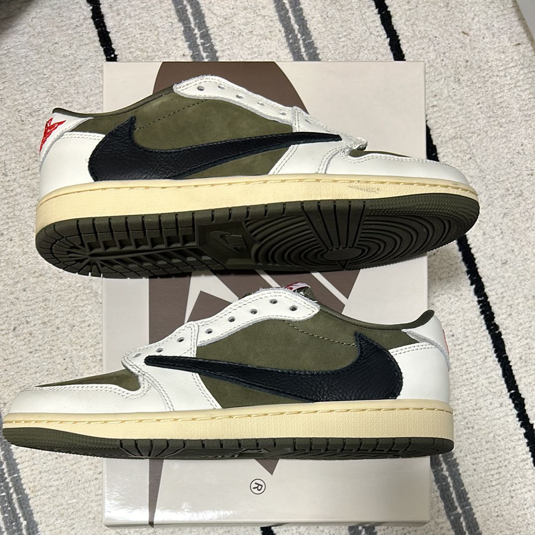 Travis Scott × Nike Air Jordan 1 Low OG SP "Reverse Olive"