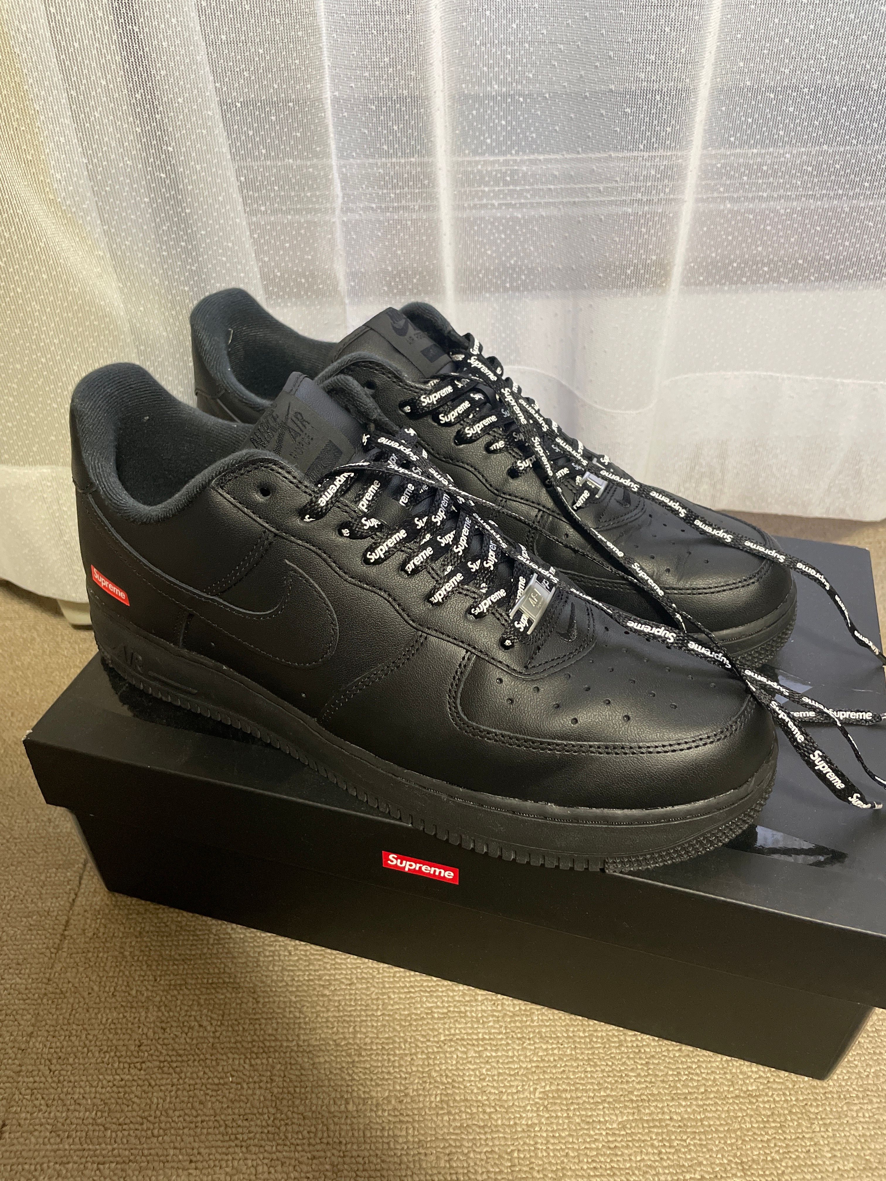 Supreme × Nike Air Force 1 Low "Black"