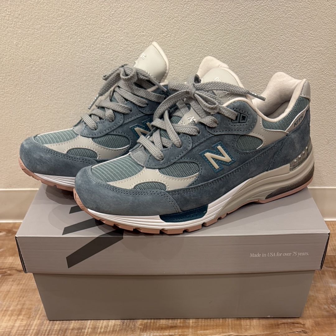 KITH × New Balance 992 "Aegean Blue/Shadow Gray"