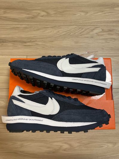 Fragment × sacai × Nike LD Waffle "Blackended Blue"