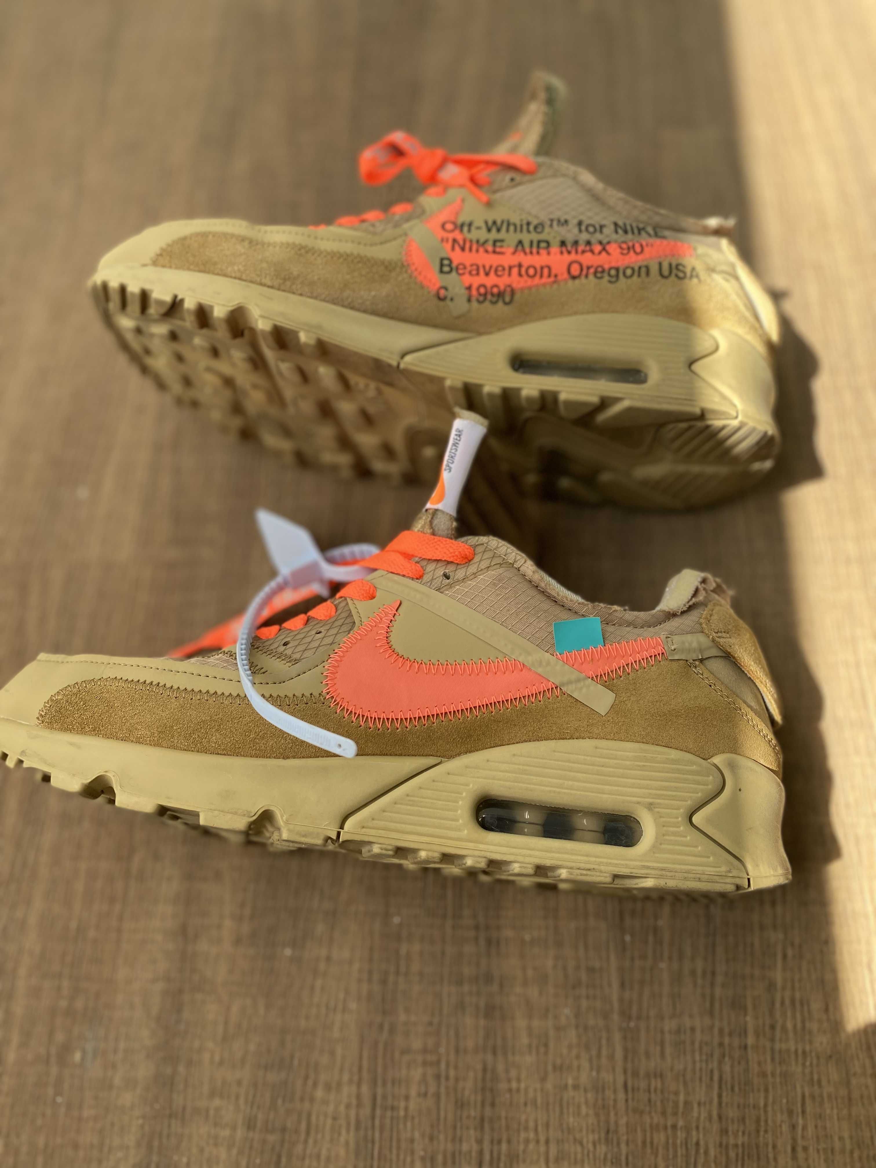 Off-White × Nike Air Max 90 "Desert Ore"