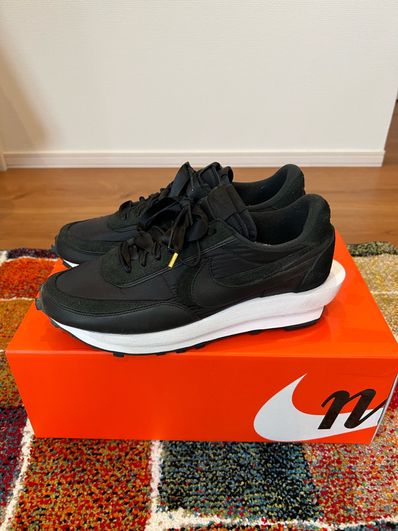 sacai × Nike LDV Waffle "Triple Black"