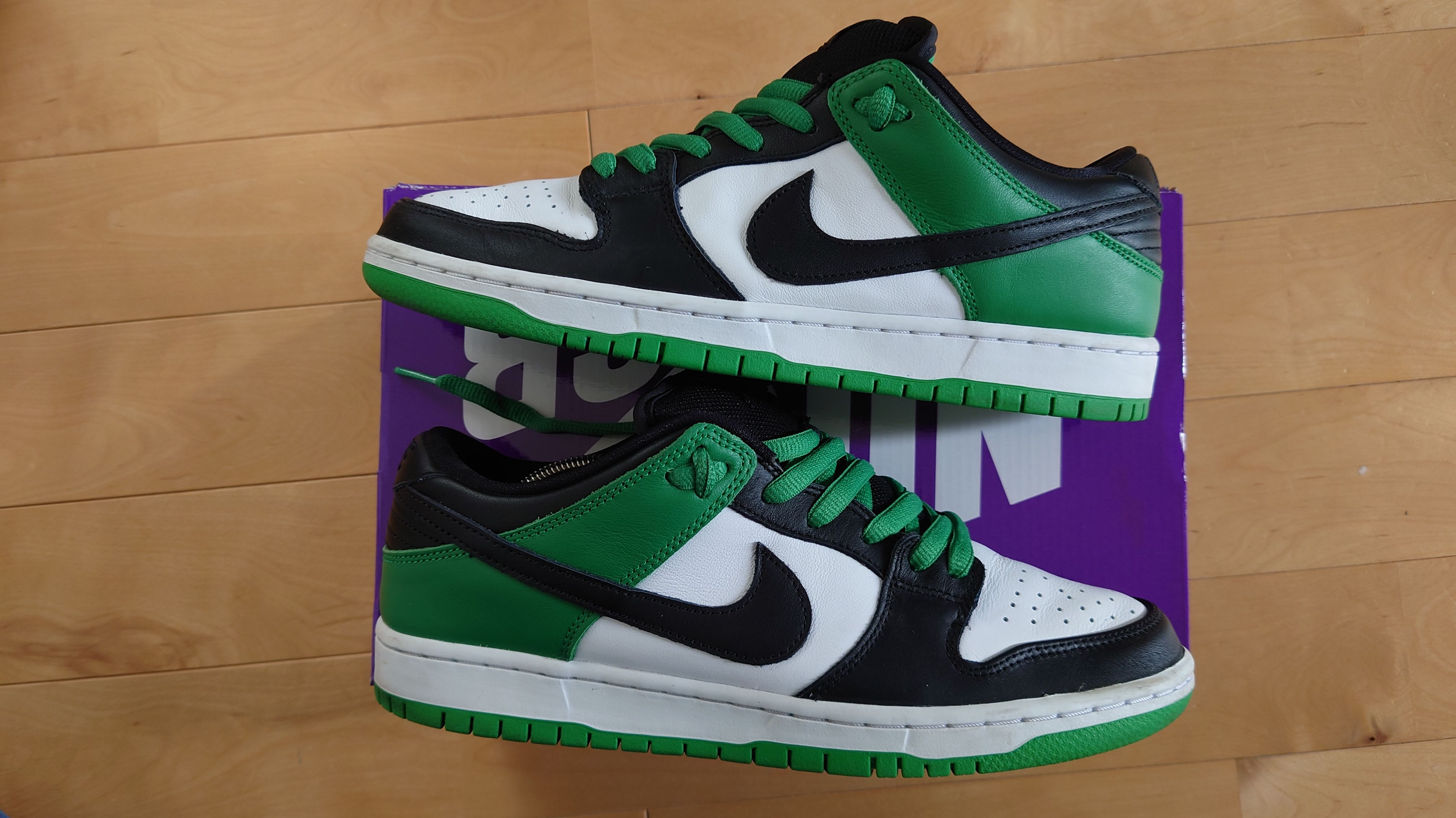 Nike SB Dunk Low Pro "Black and Classic Green"