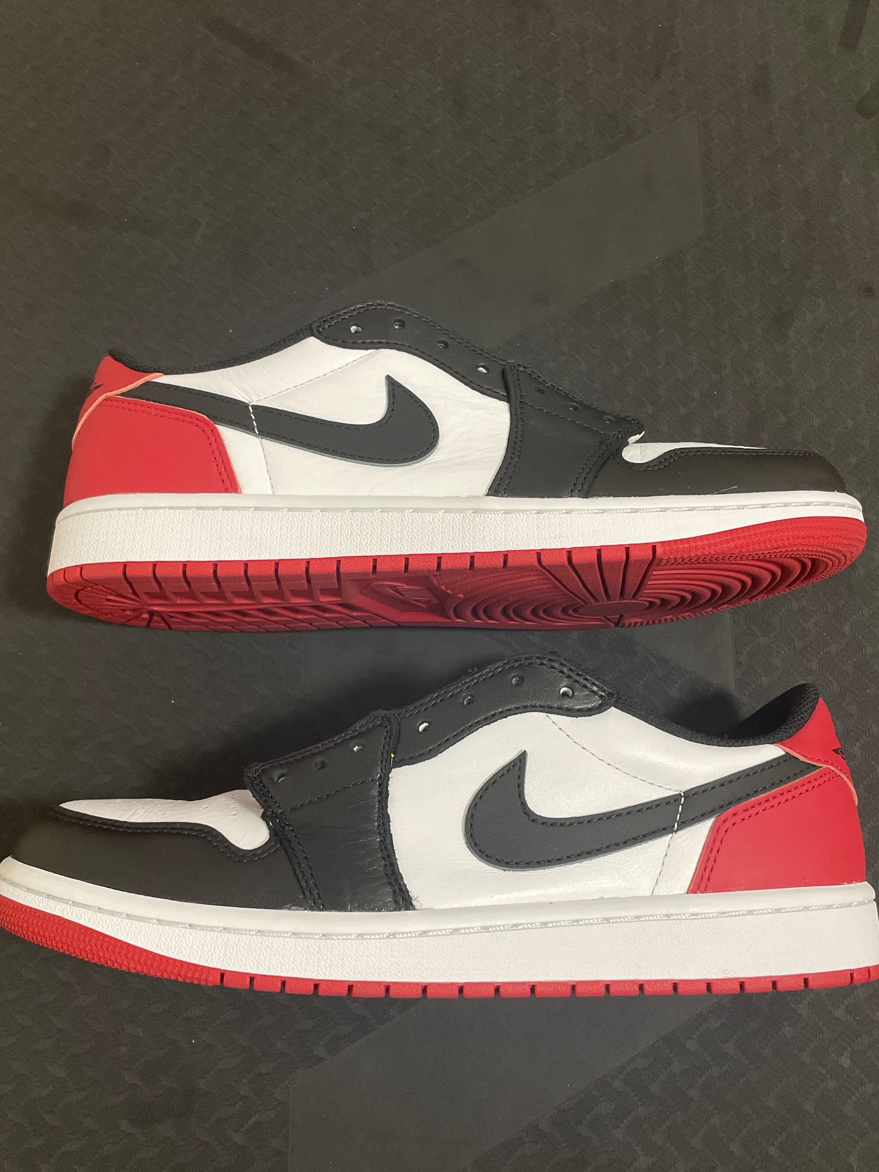 Nike Air Jordan 1 Retro Low OG "Black Toe"