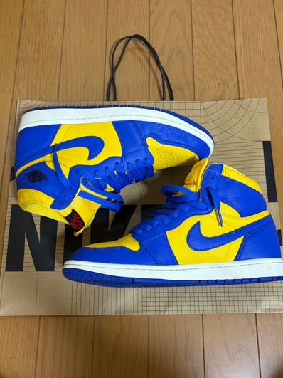 Nike Women's Air Jordan 1 High OG "Game Royal and Varsity Maize"