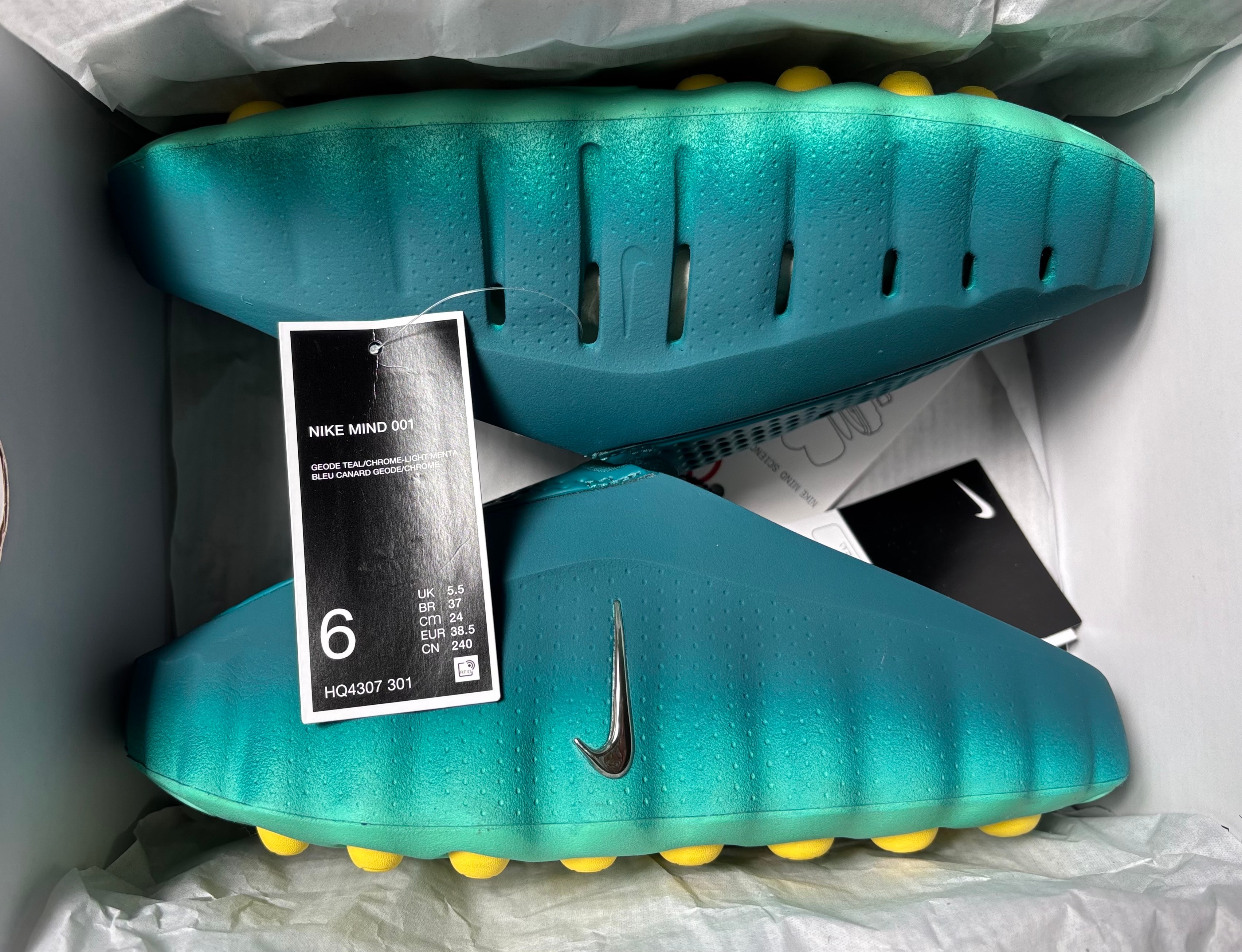 Nike Mind 001 Mules "Geode Teal"