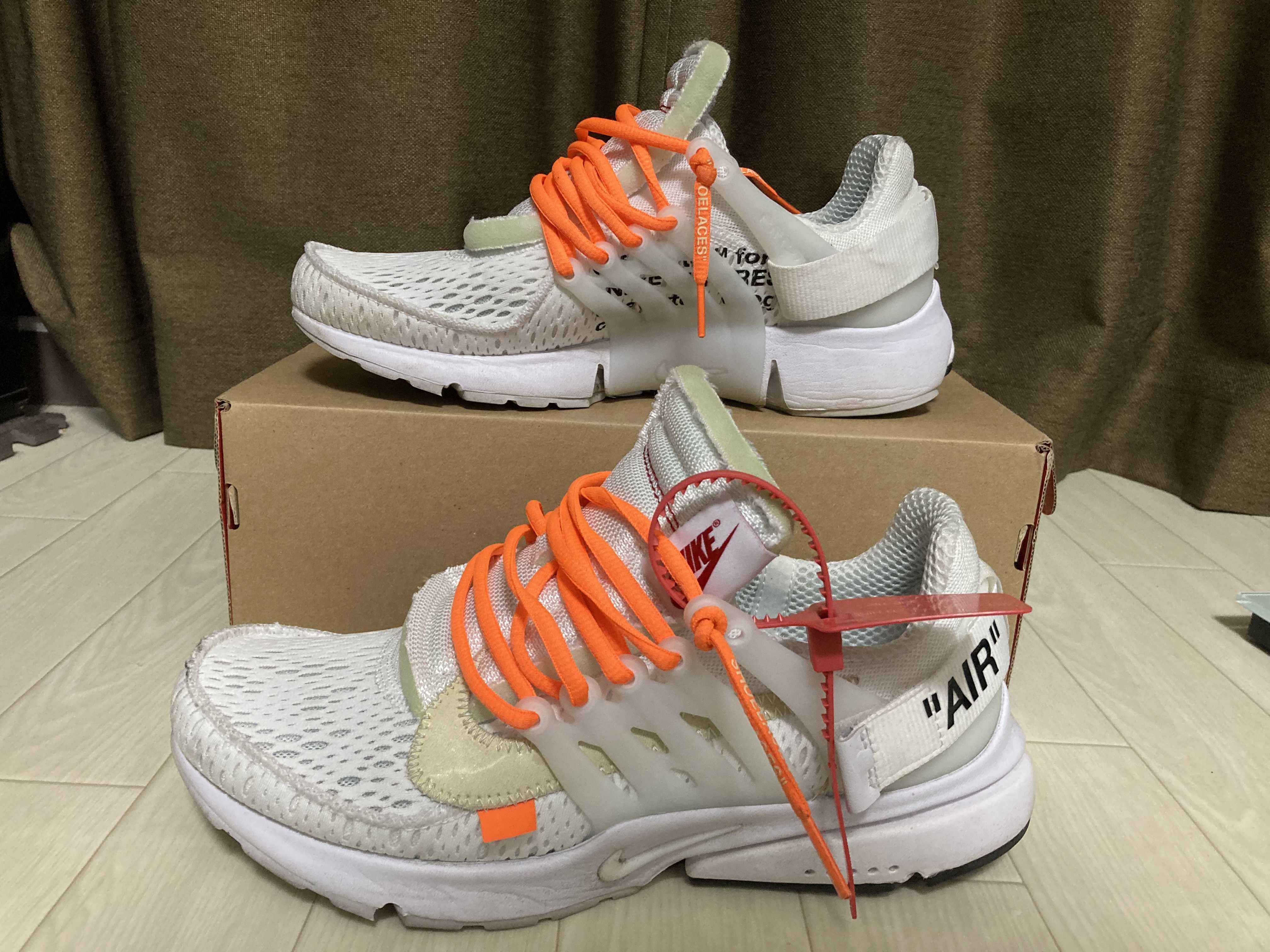 Off-White × Nike Air Presto "White/Black/Cone"