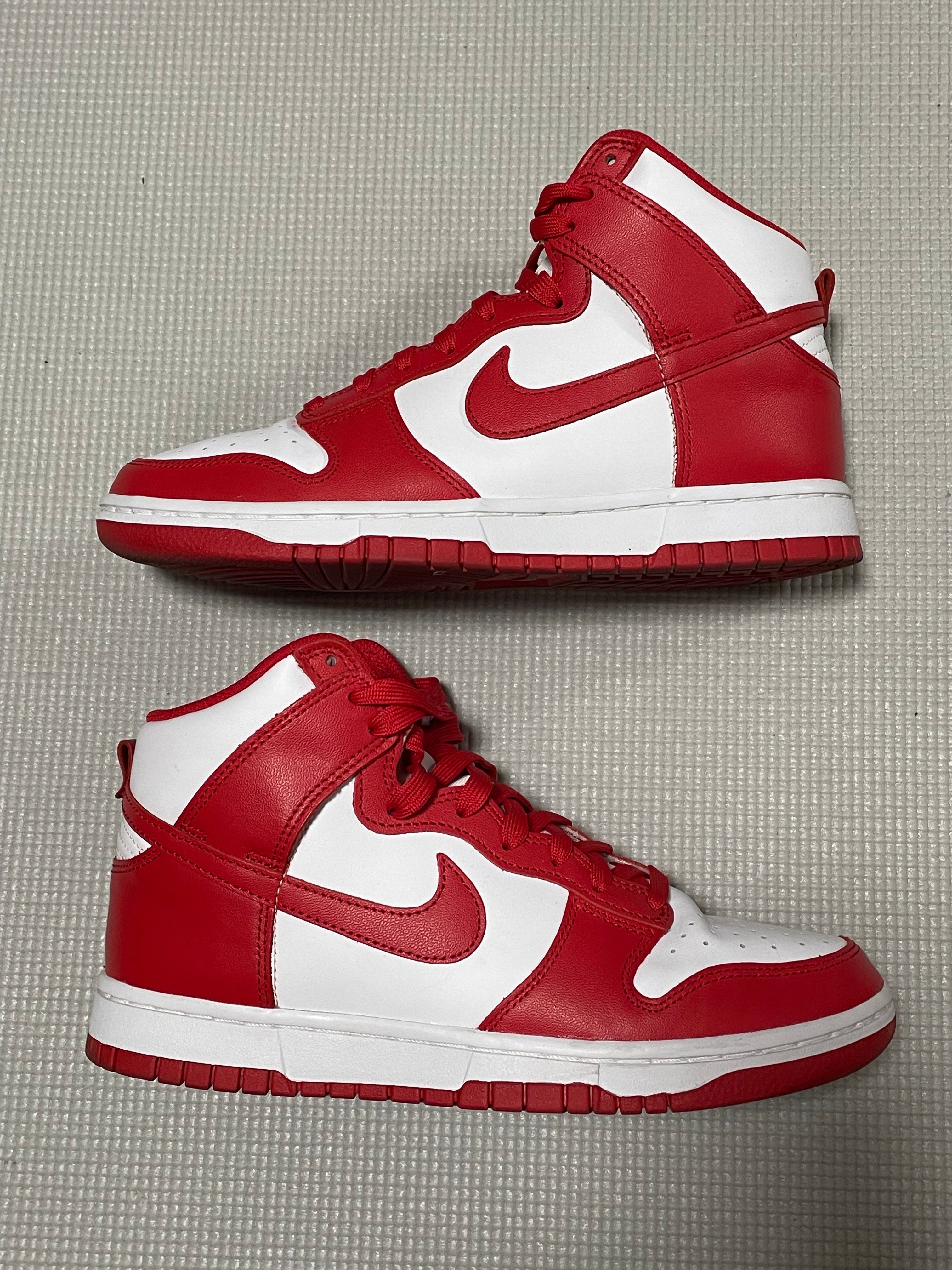 Nike Dunk High "Championship White and Red"