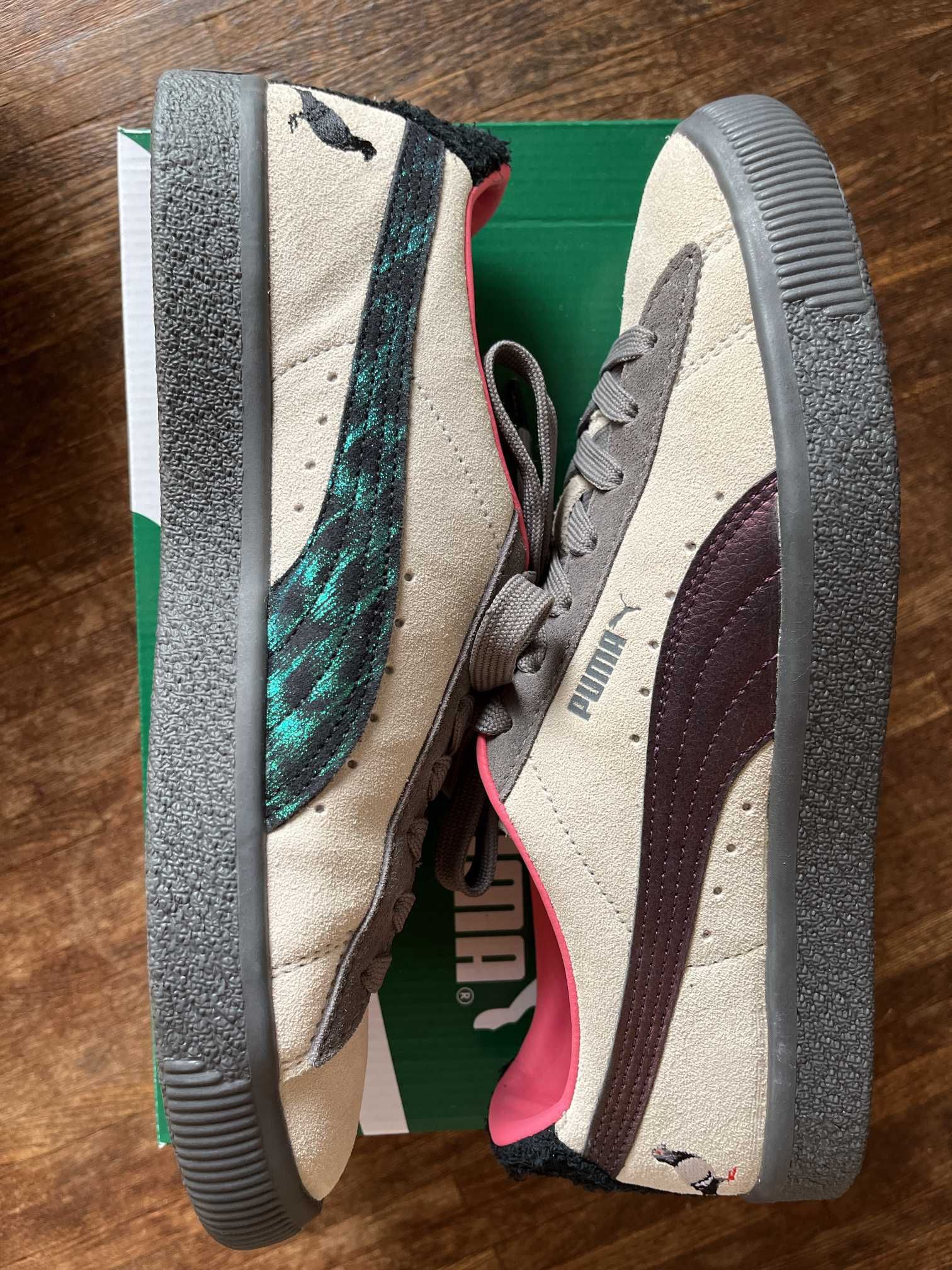 Staple × Atmos × Puma Suede "Natural Grey" 