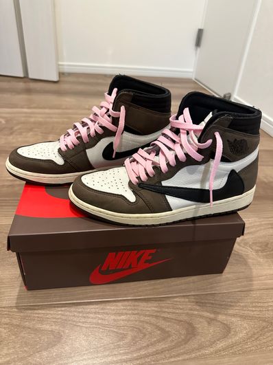 Travis Scott × Nike Air Jordan 1 Retro High OG TS SP "Sail/Dark Mocha"