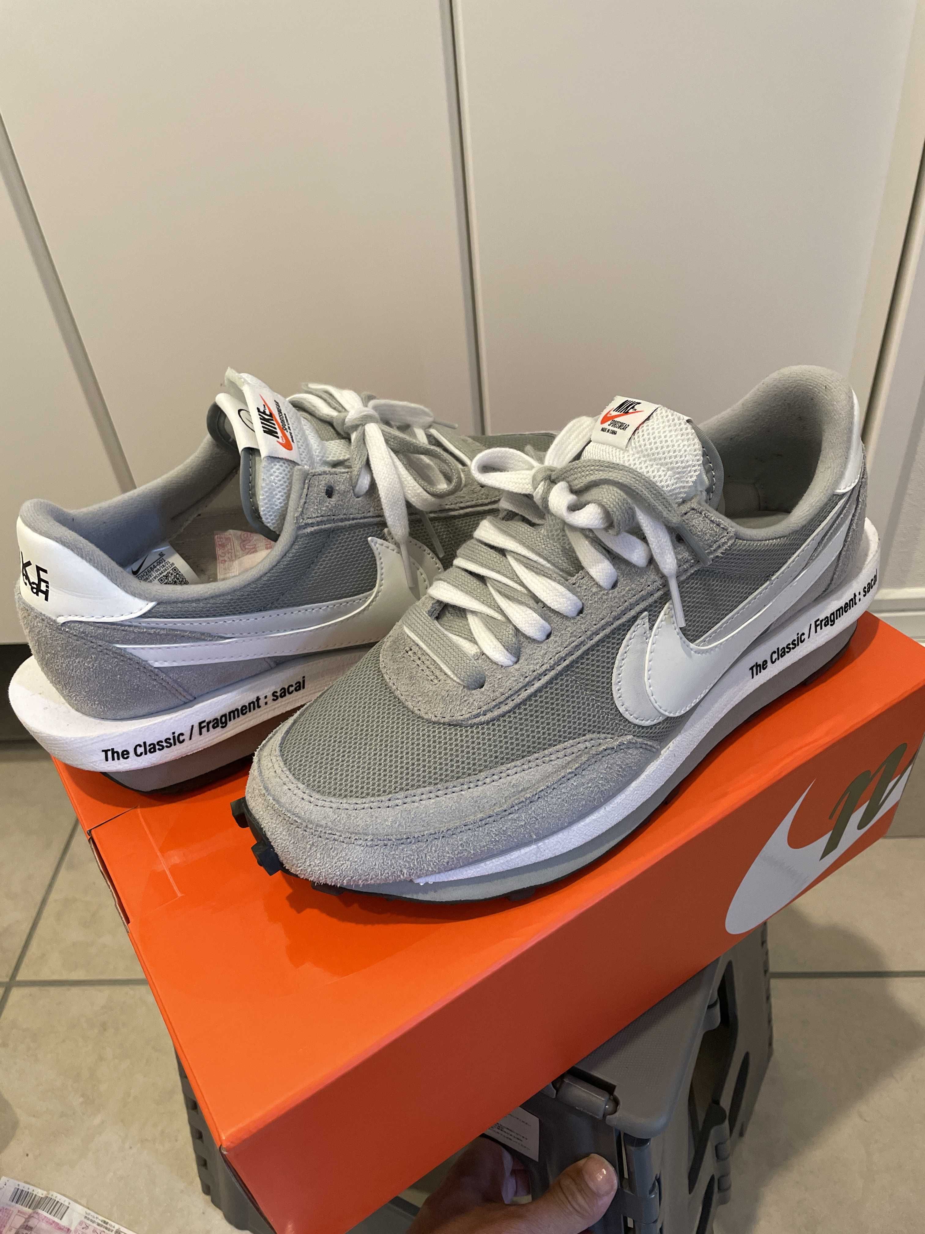 Fragment × sacai × Nike LD Waffle "Light Smoke Grey"