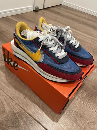 sacai × Nike LDV Waffle "Red/Blue"