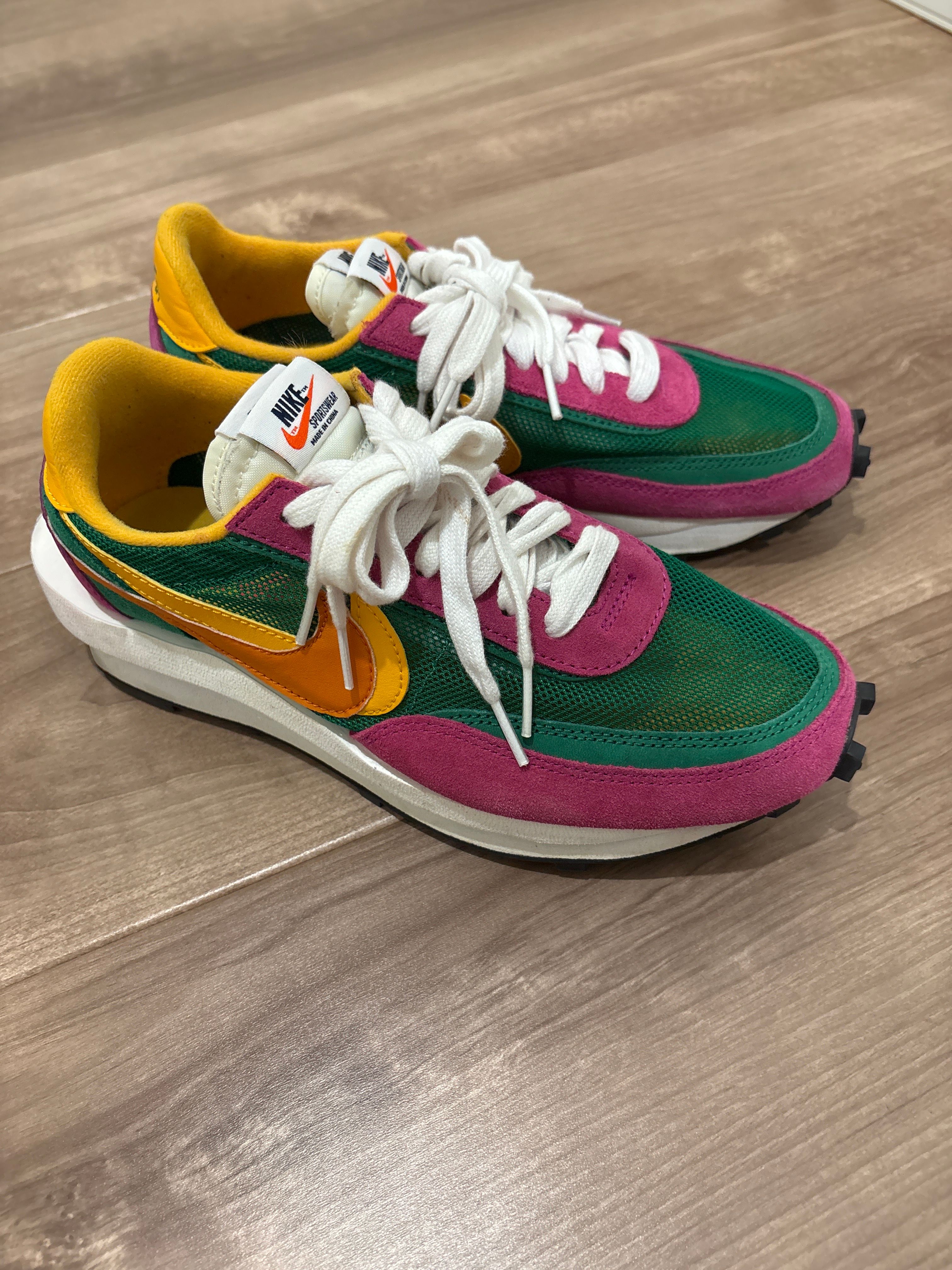 sacai × NIKE LDV WAFFLE "PINE GREEN"
