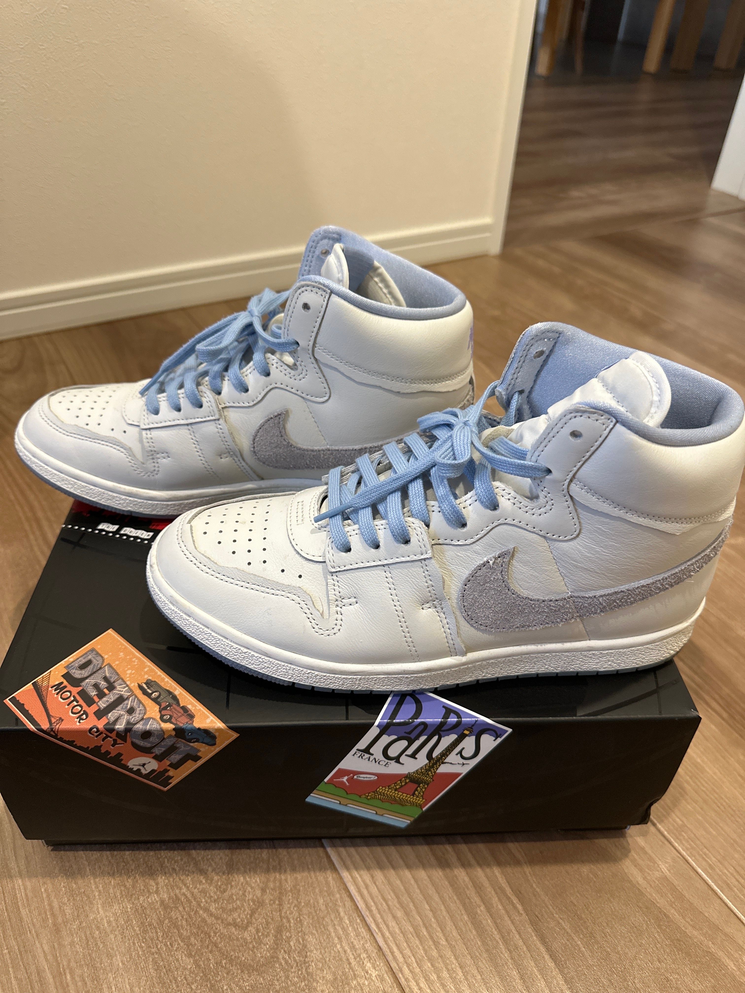 Forget-me-nots × Nike Women's Jordan Air Ship "From Bud To Flower"