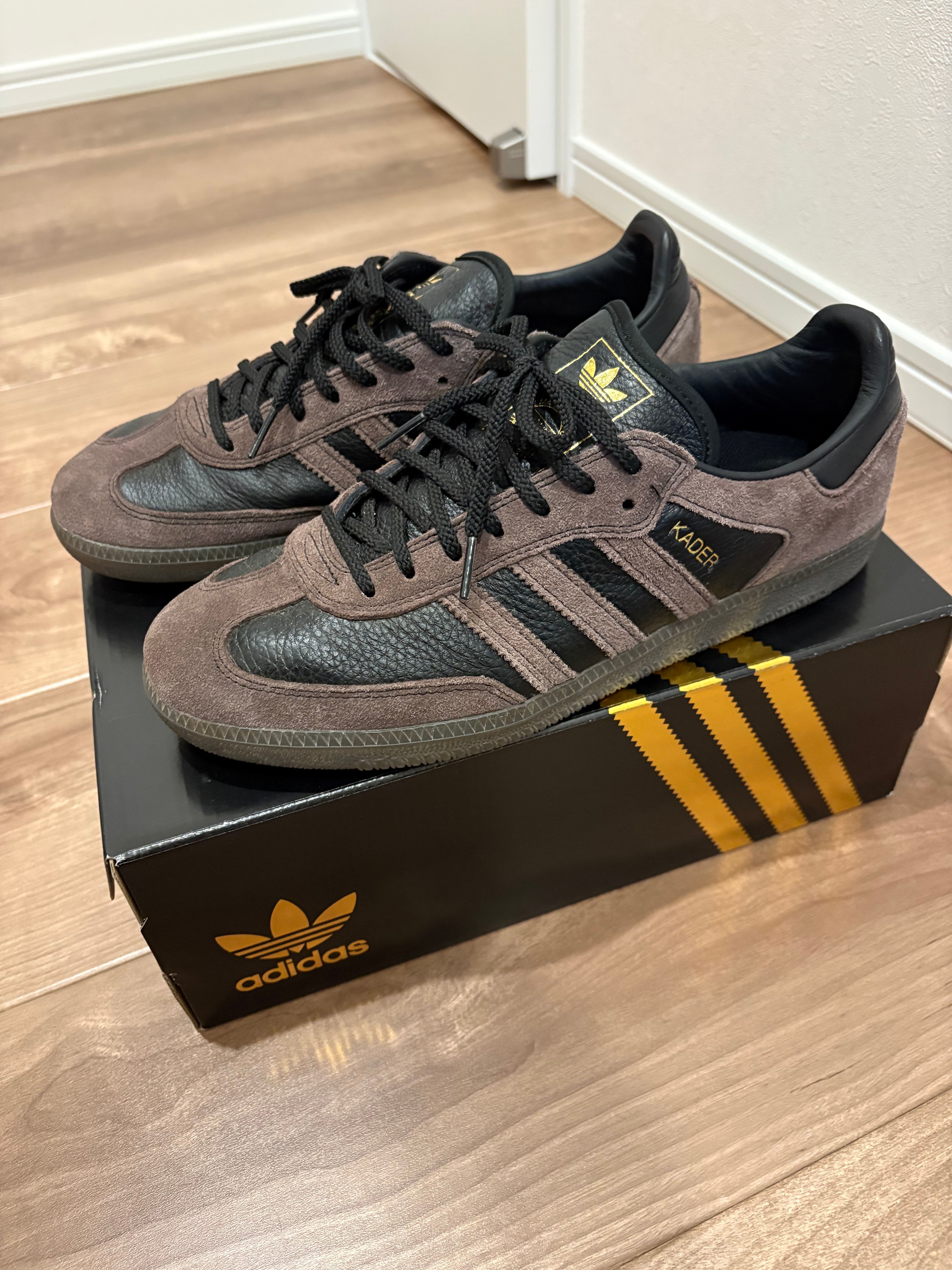 Kader Sylla × adidas Samba ADV "Core Black/Brown/Gum"