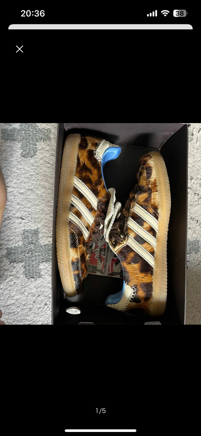 Wales Bonner × adidas Samba Pony Leo Low "Dark Brown/Cream White"