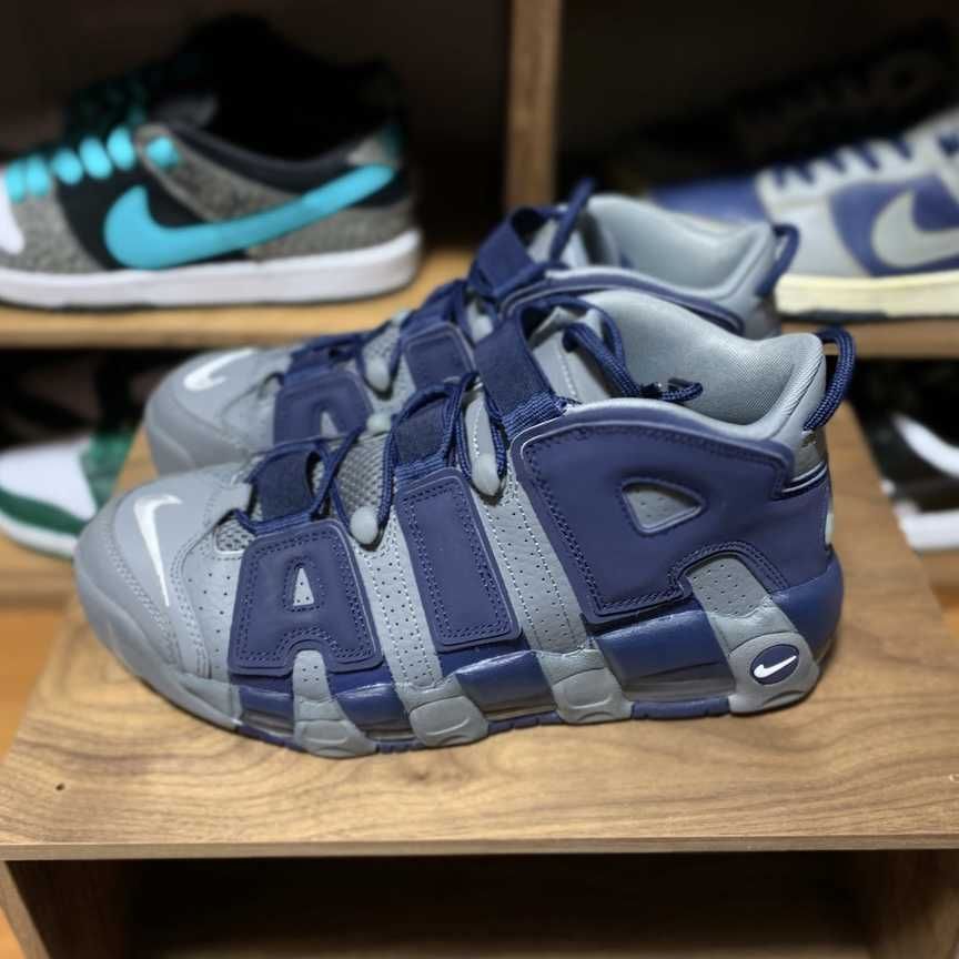 Nike Air More Uptempo '96 "Cool Grey/White/Midnight Navy"
