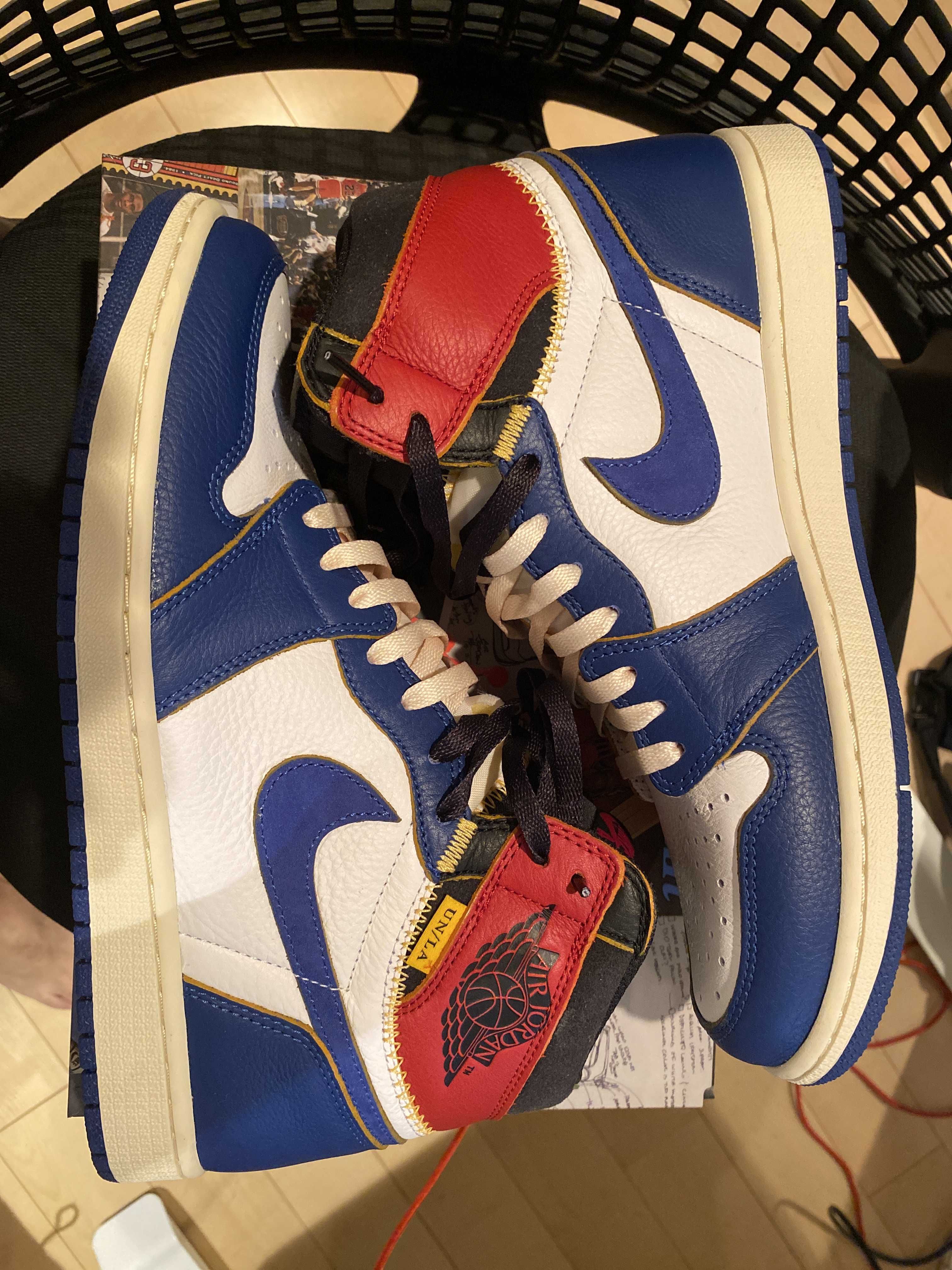 Union × Nike Air Jordan 1 Retro High OG NRG "Storm Blue/Varsity Red"