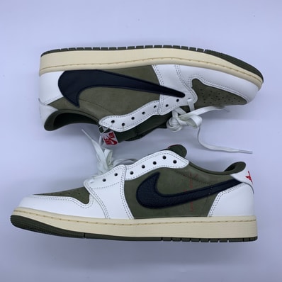 Travis Scott × Nike Air Jordan 1 Low OG SP "Reverse Olive"