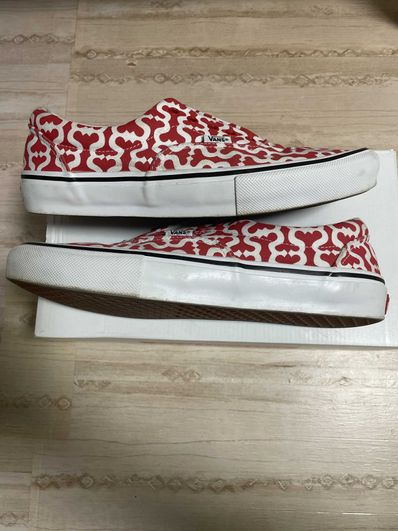 Supreme × Vans Monogram S Logo Skate ERA "Red"