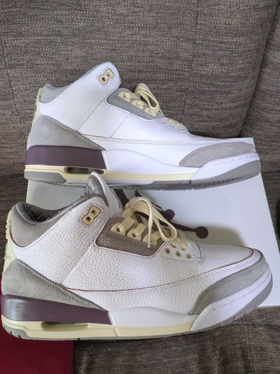 A Ma Maniere × Nike Women's Air Jordan 3 Retro SP "White/Medium Grey Violet Ore"