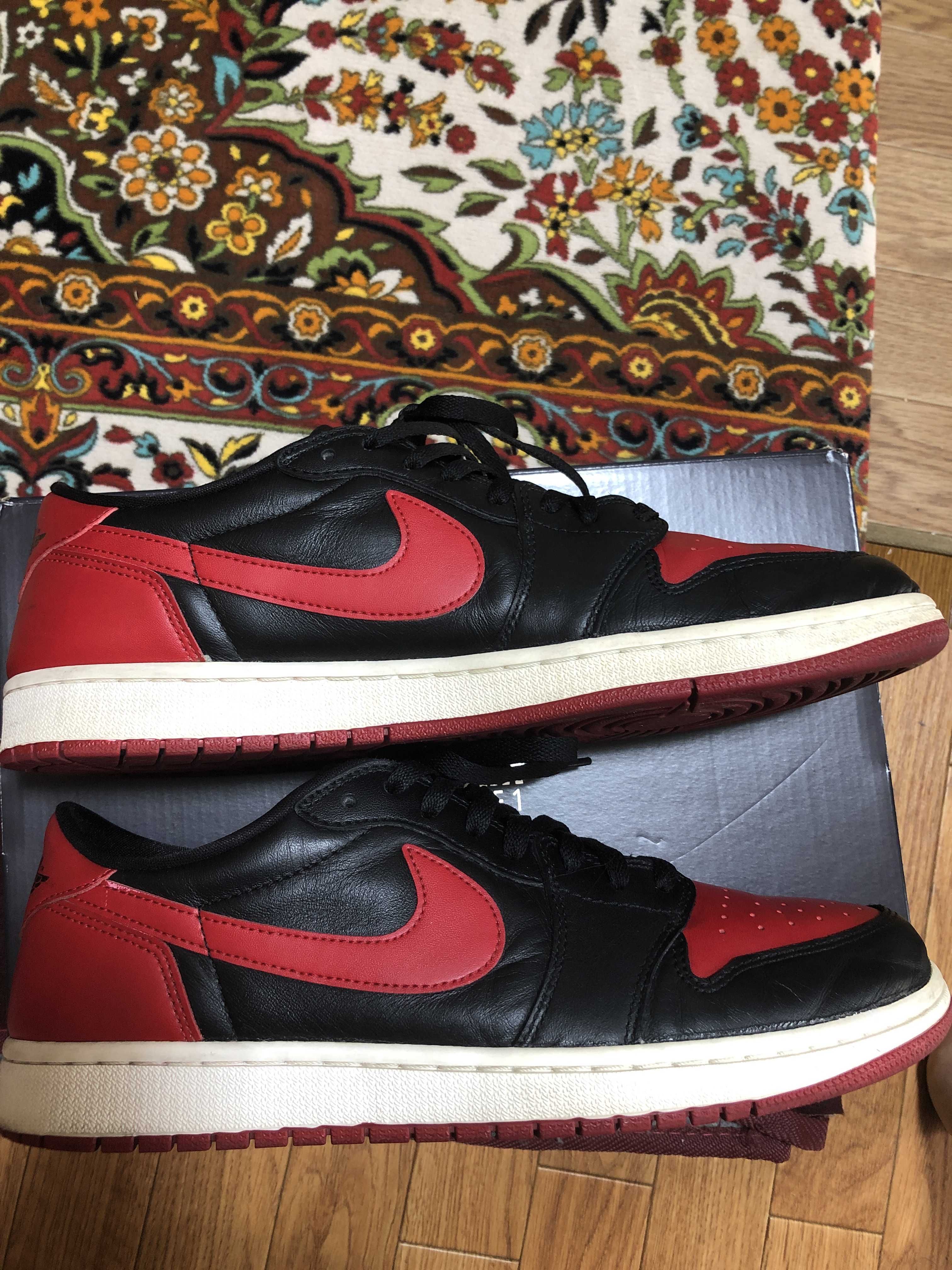 NIKE AIR JORDAN 1 RETRO LOW BRED (2015)