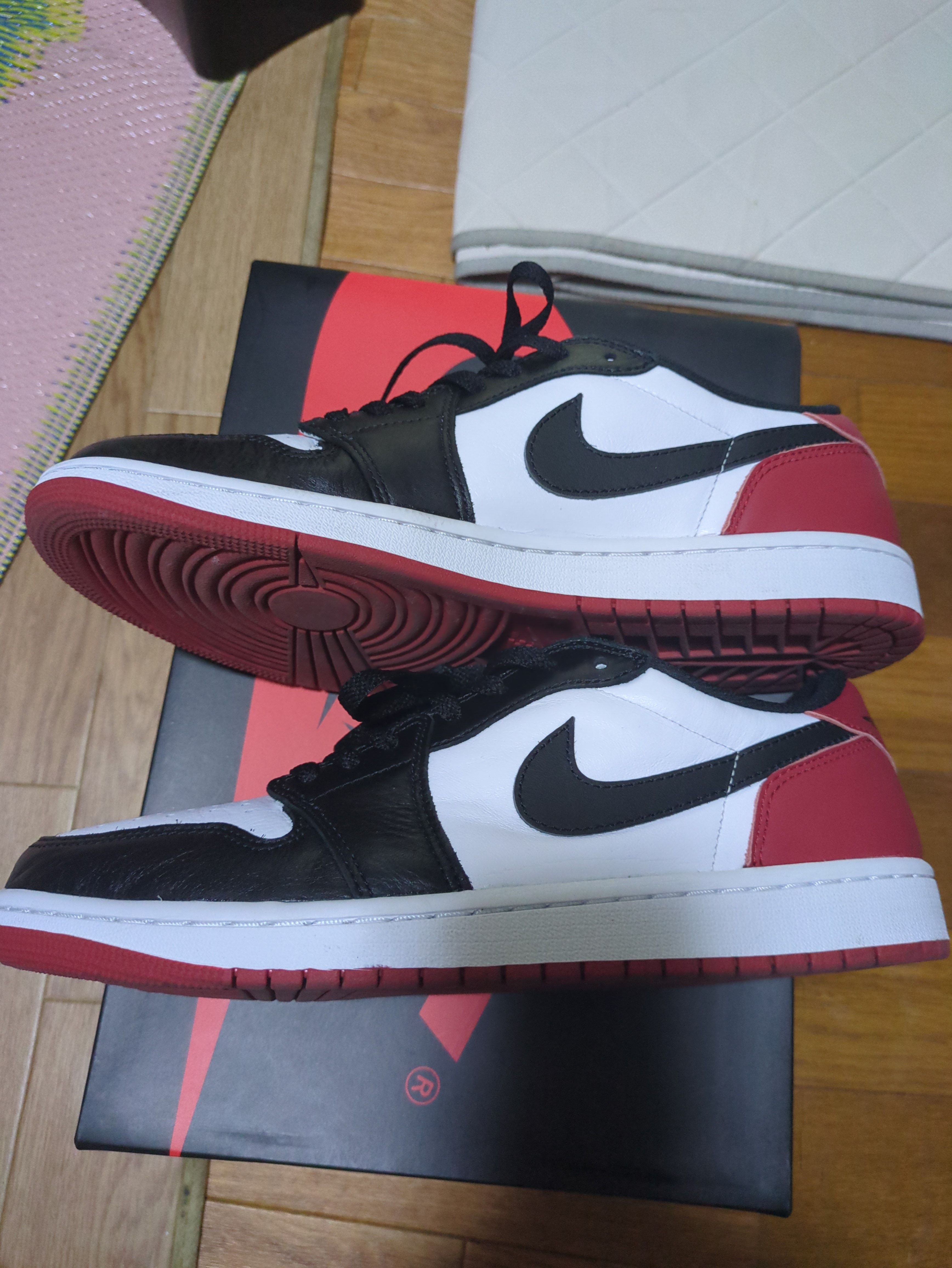 Nike Air Jordan 1 Retro Low OG "Black Toe"