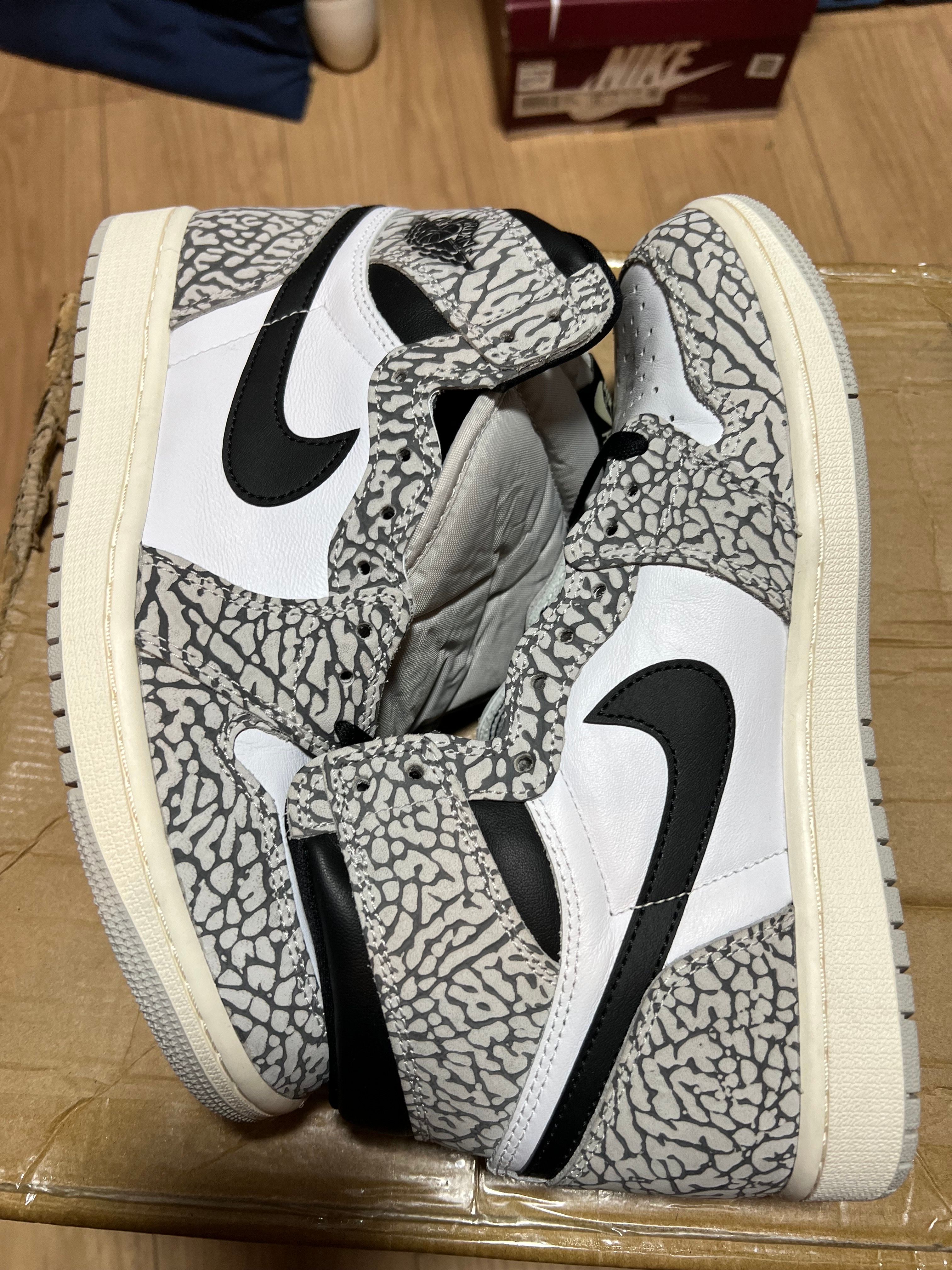 Nike Air Jordan 1 High OG "White Cement/Safari"