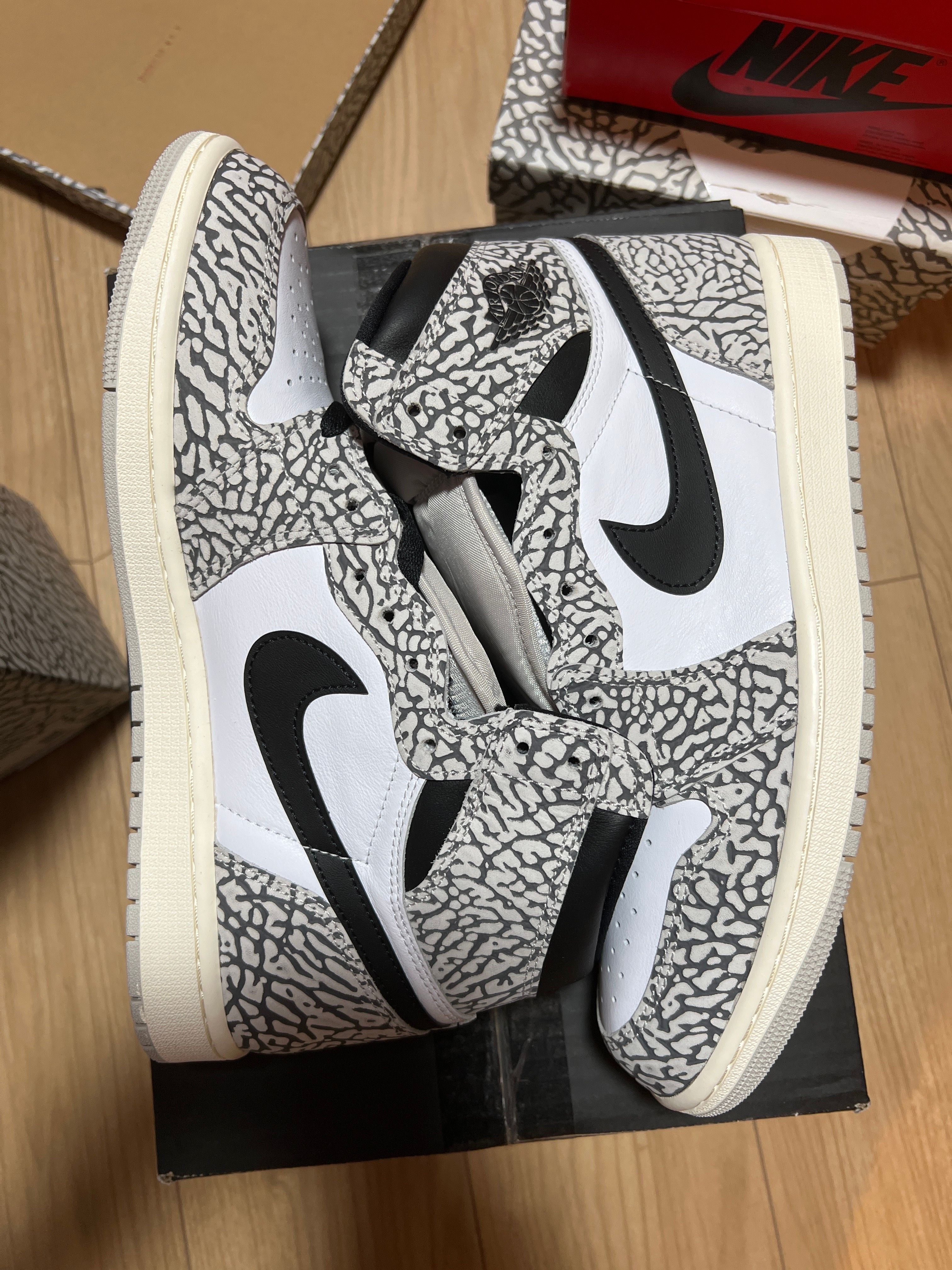 Nike Air Jordan 1 High OG "White Cement/Safari"