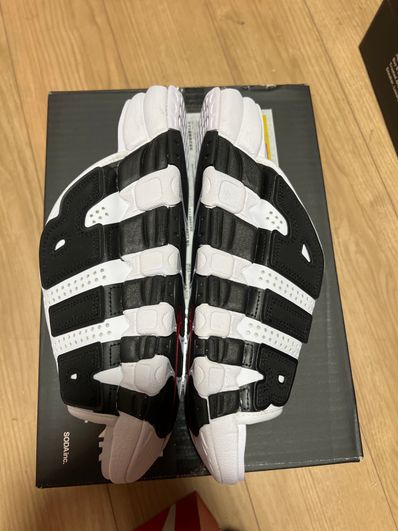 Nike Air More Uptempo Slide "White and Black"