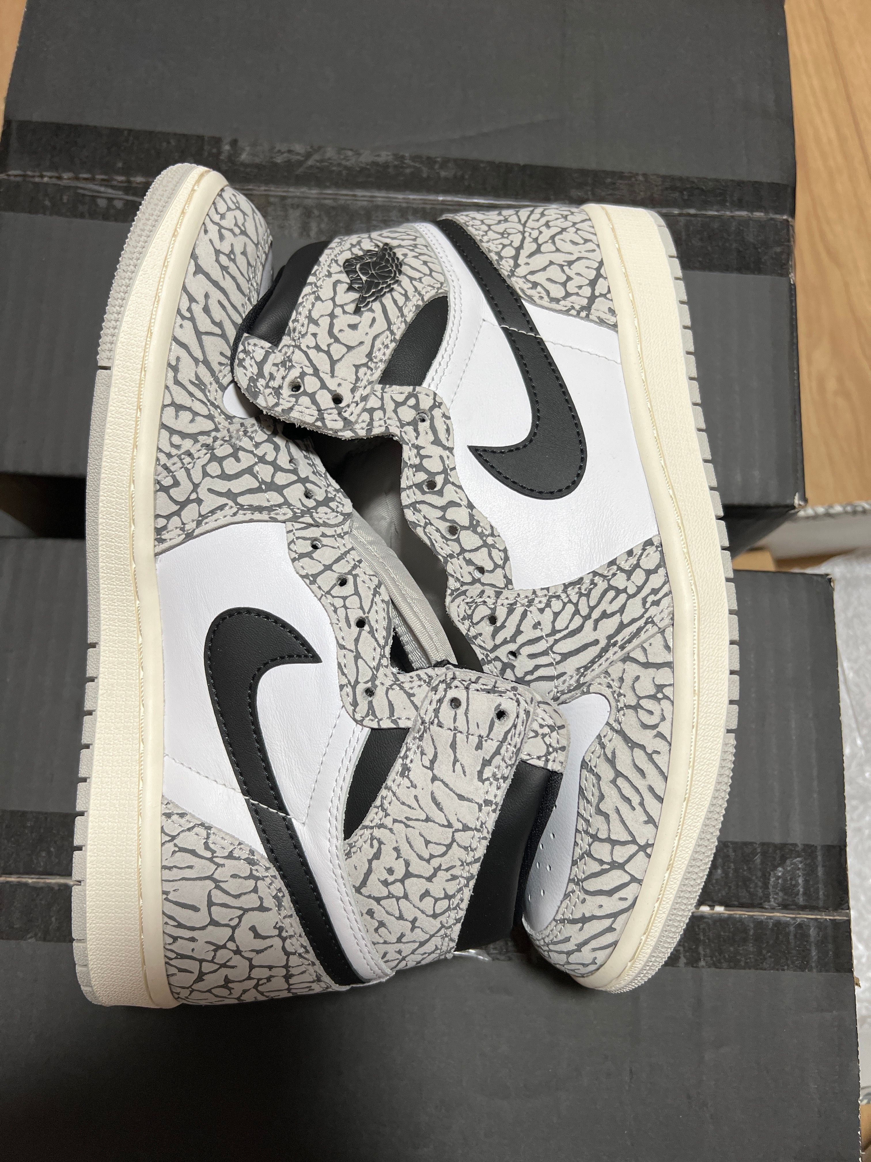 Nike Air Jordan 1 High OG "White Cement/Safari"